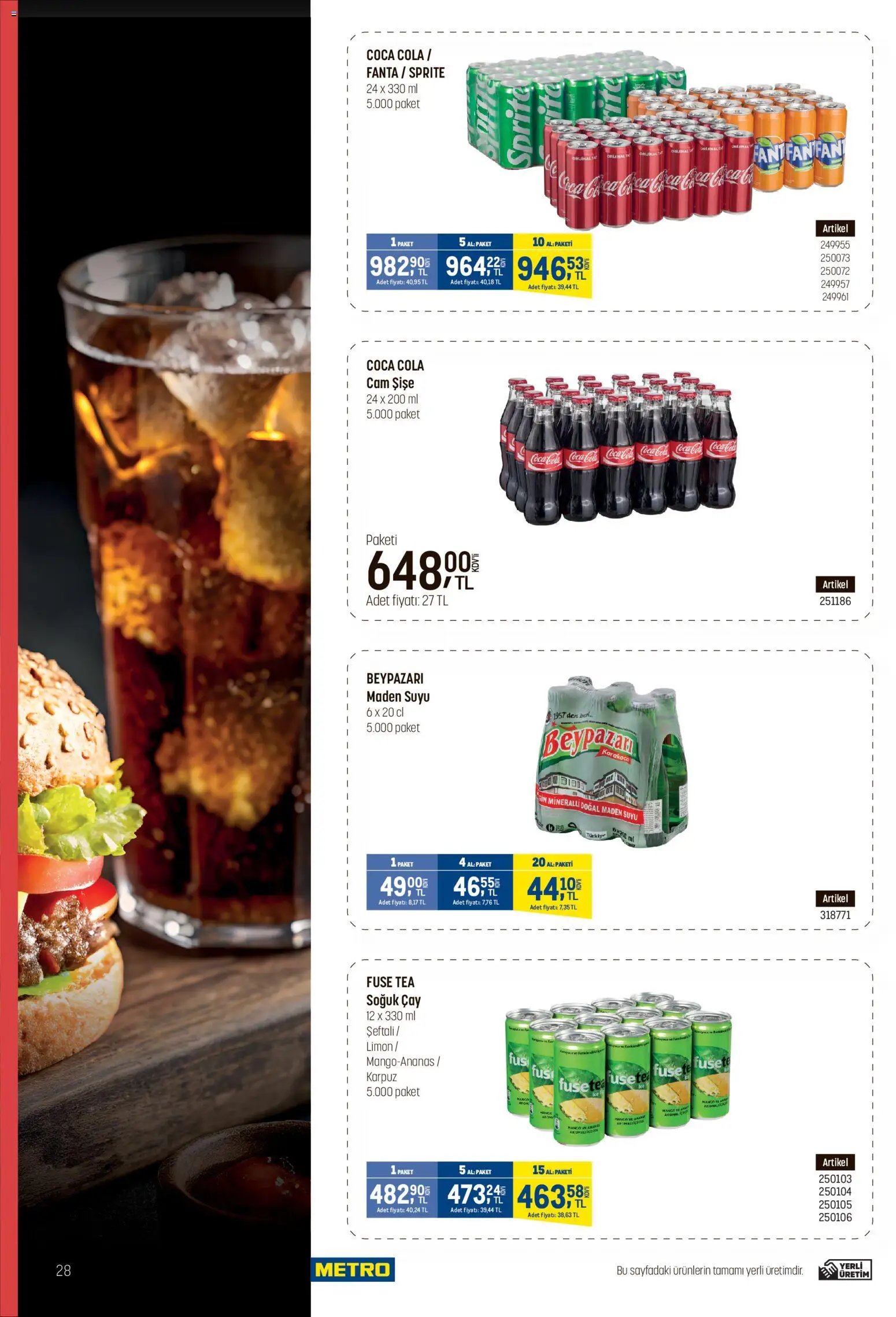 Metro - Fast Food Kataloğu