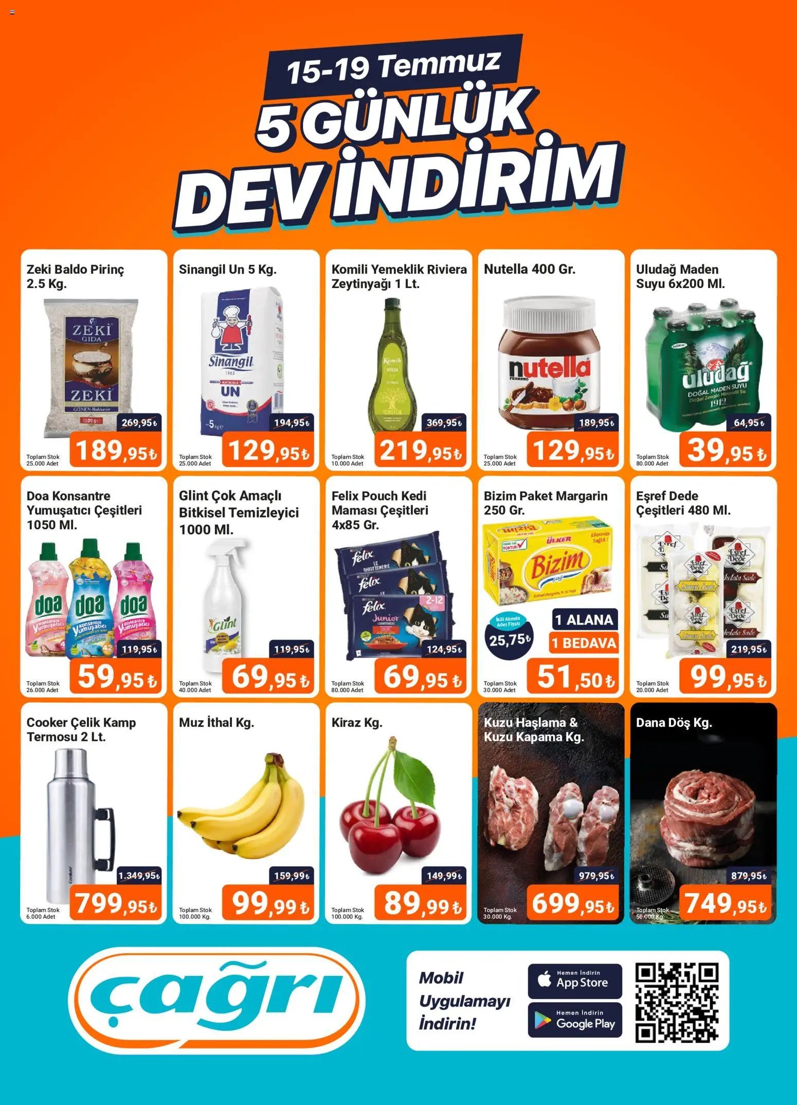 Çağrı Market - 5 Günlük Dev İndirim