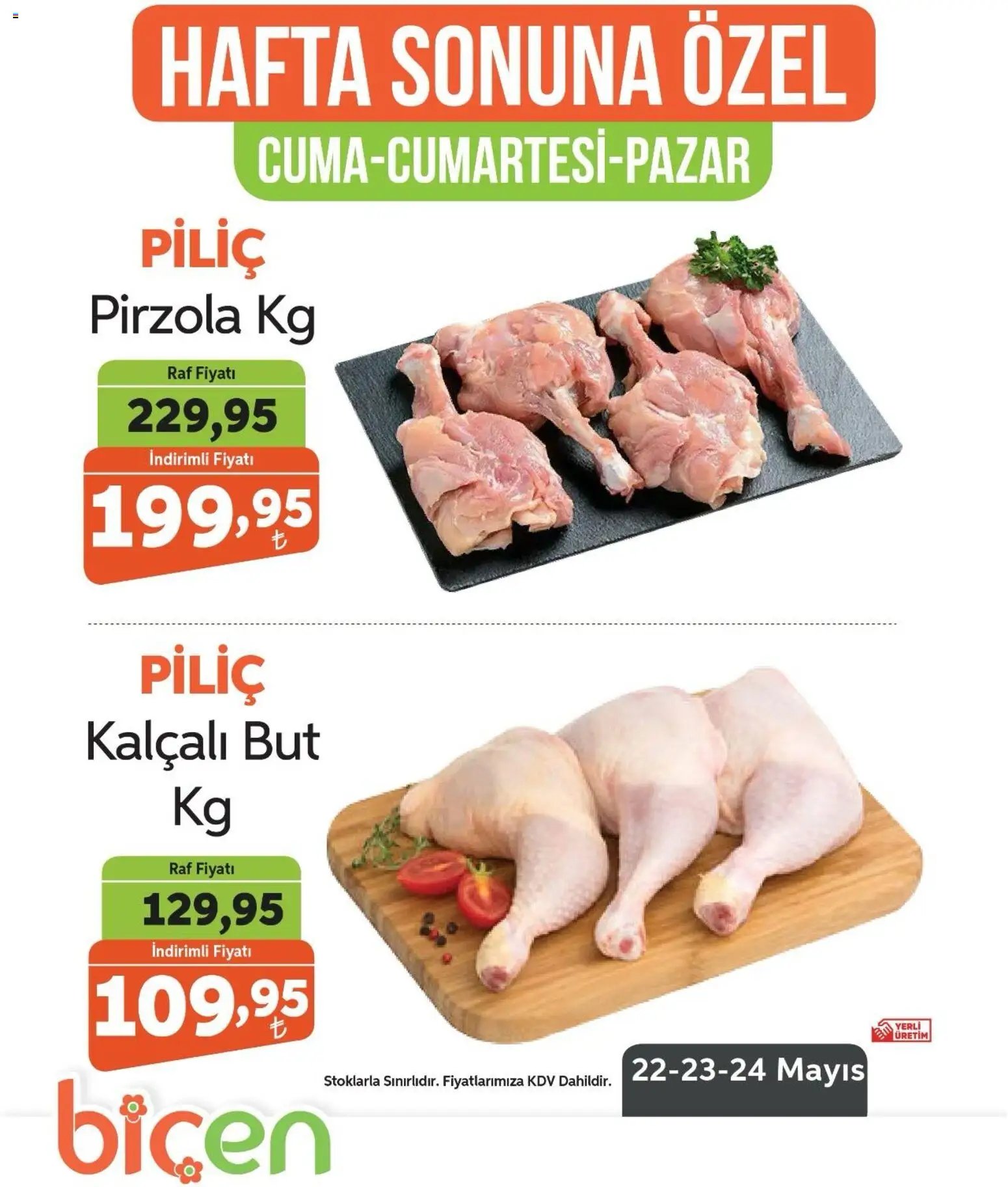 Biçen Market - Hafta Sonuna Özel - Piliç