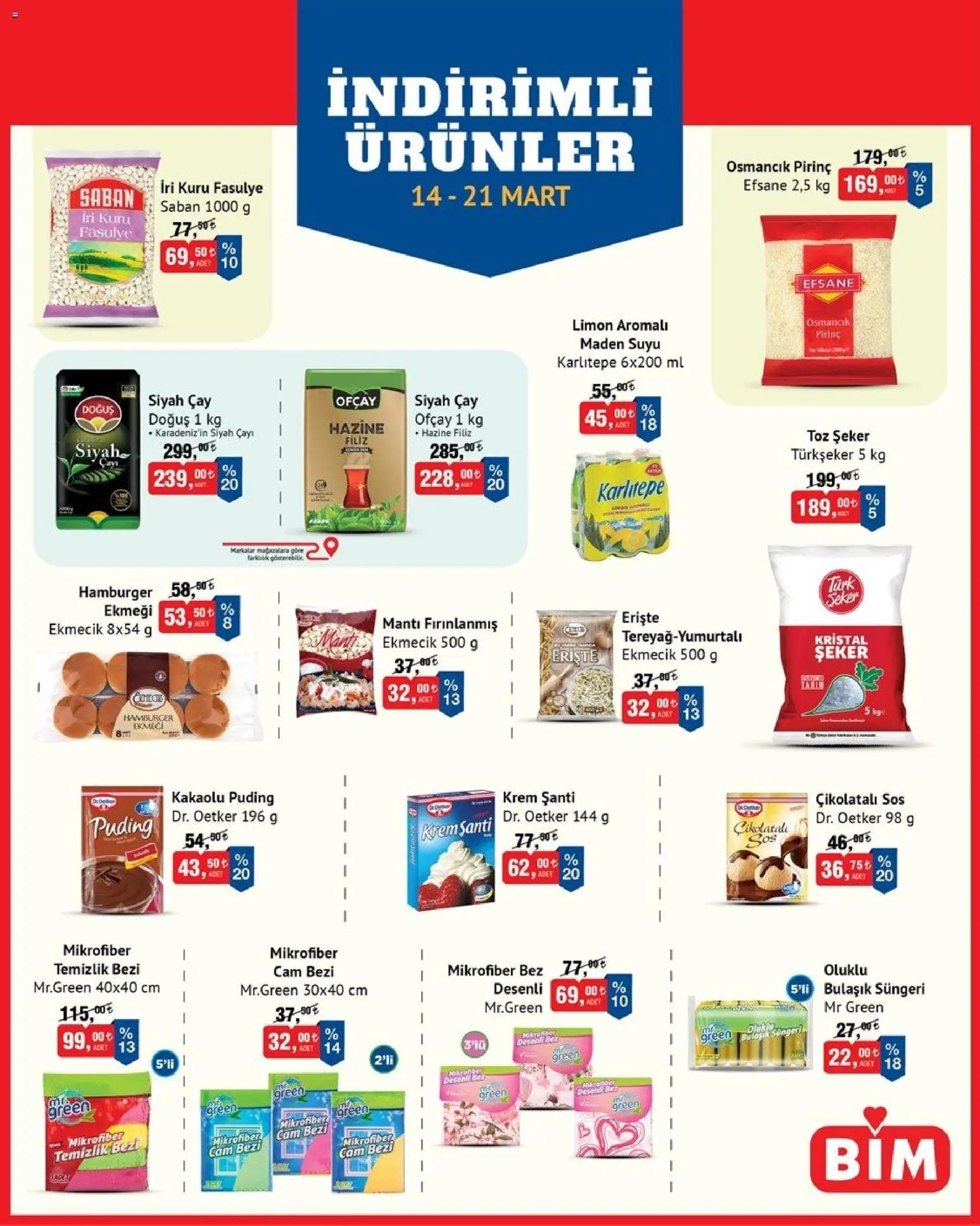 BİM - İndirimli Ürünler