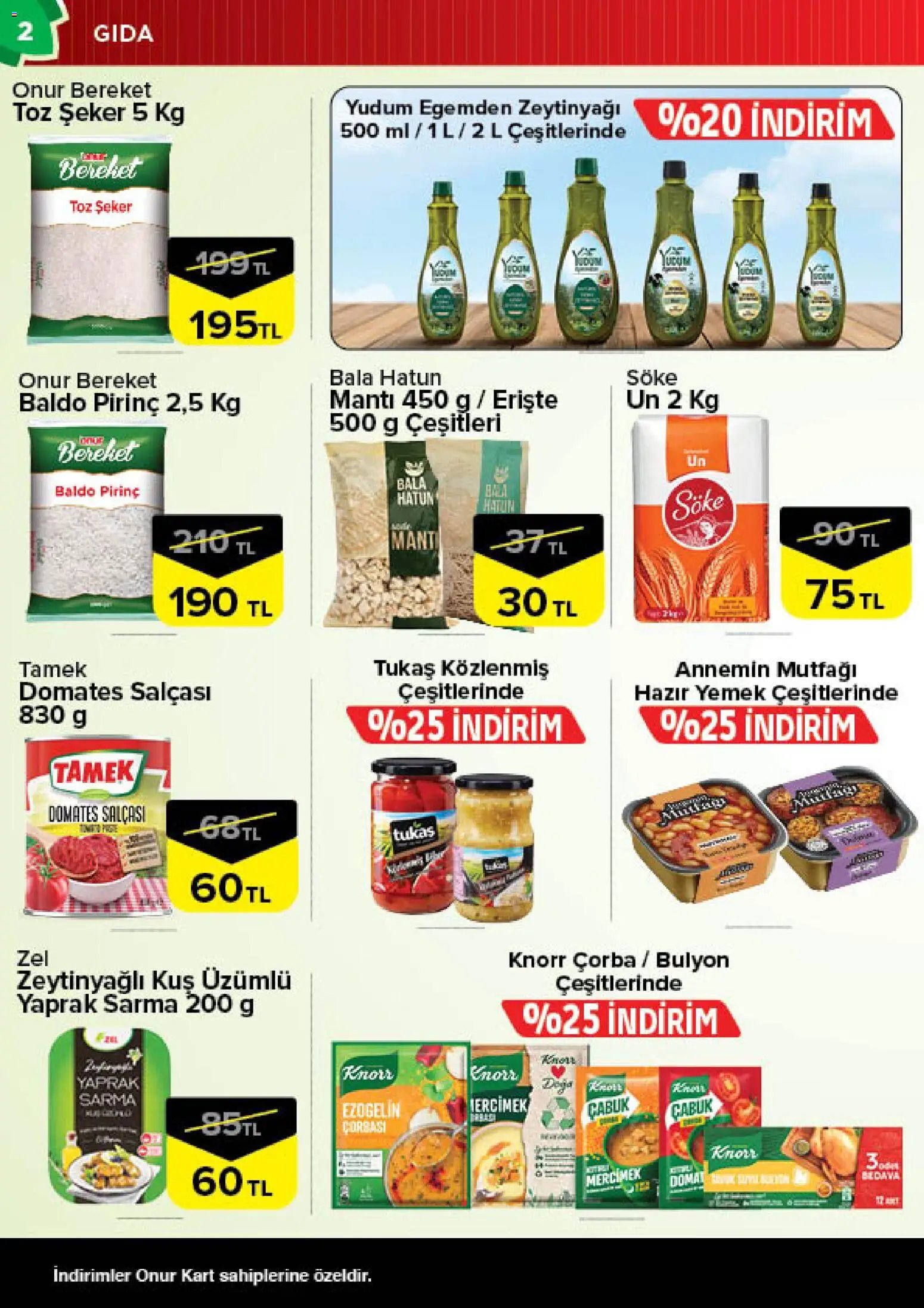 Onur Market Katalog - Bursa