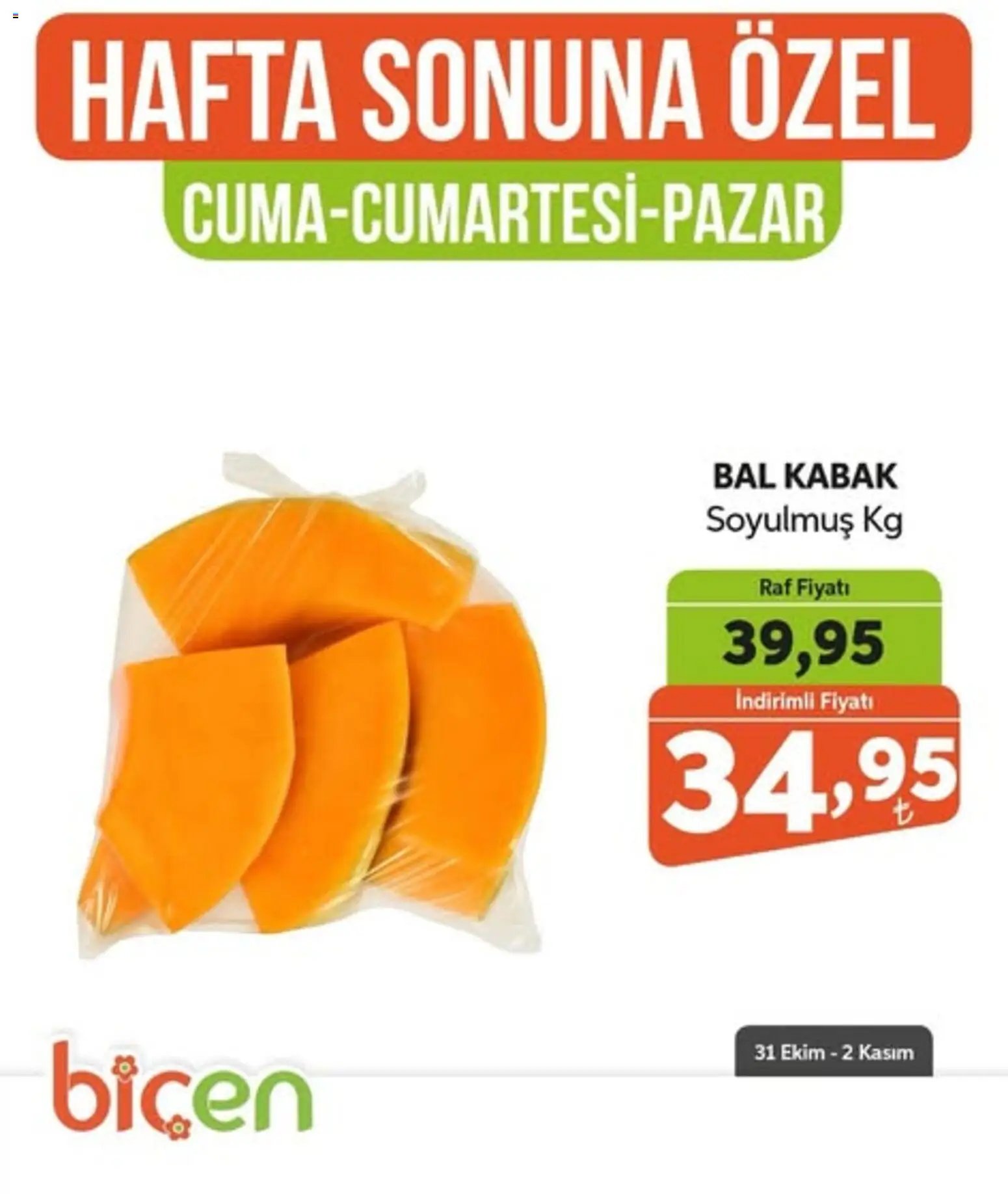 Biçen Market - Hafta Sonuna Özel