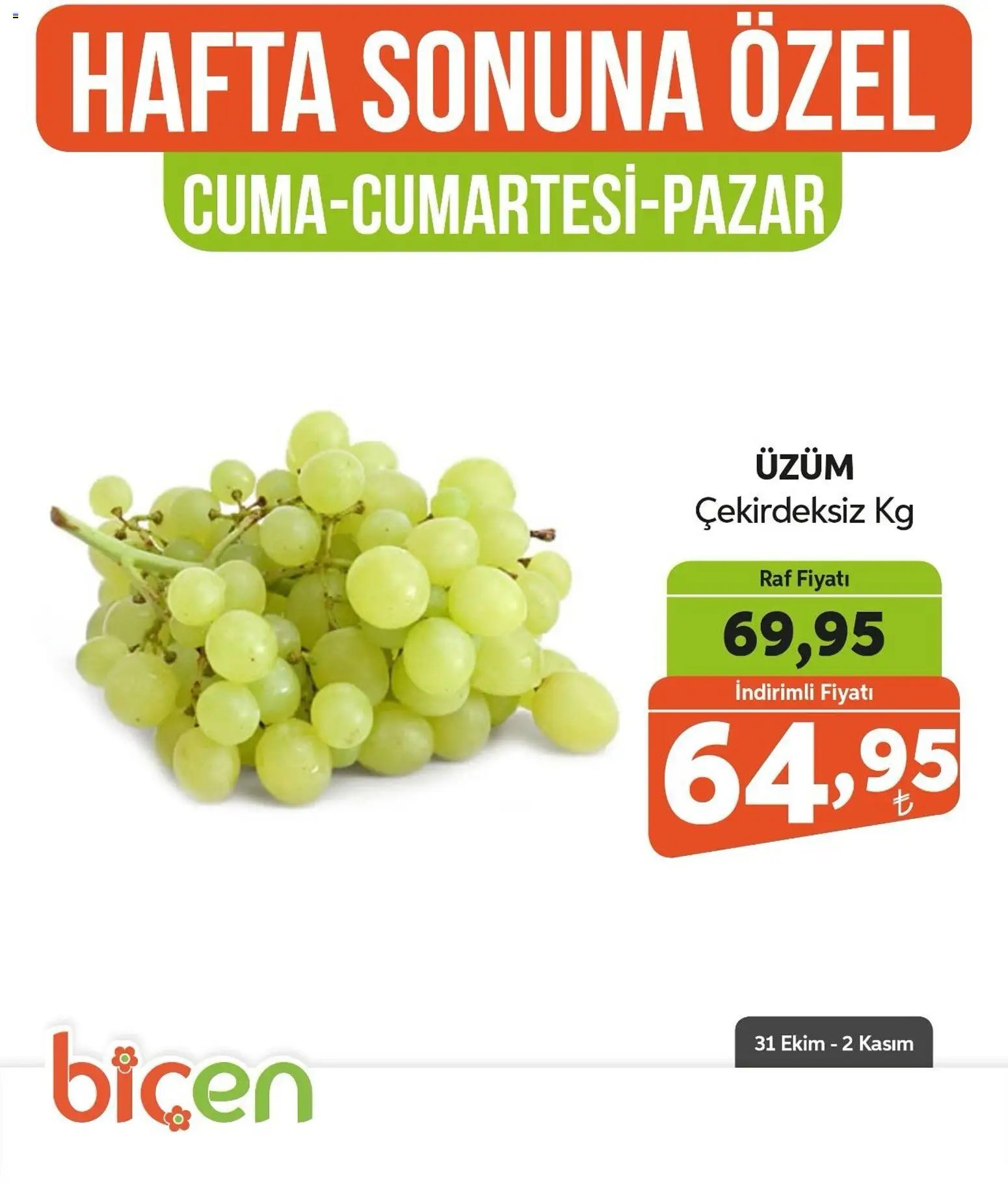 Biçen Market - Hafta Sonuna Özel