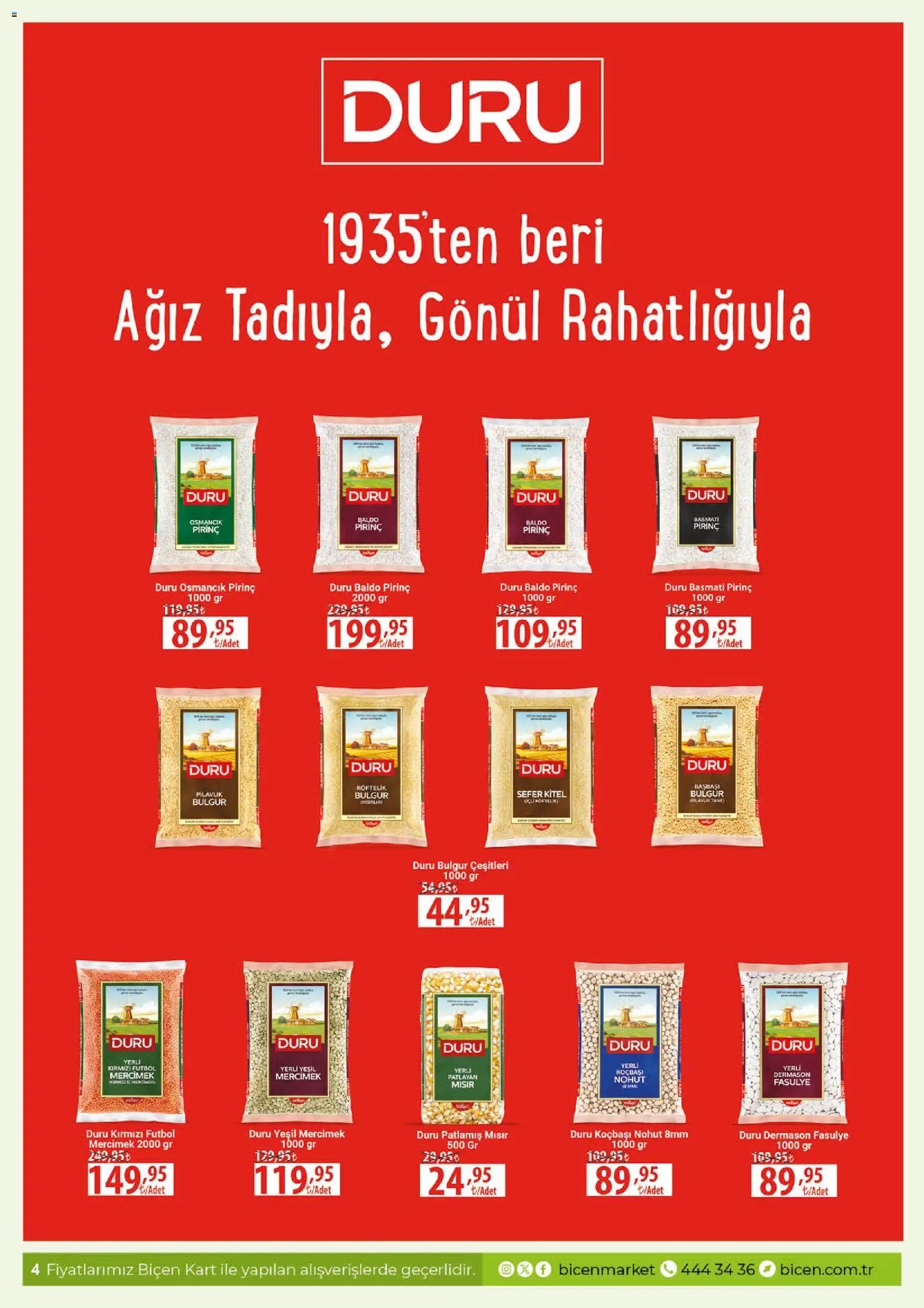 Biçen Market Katalog