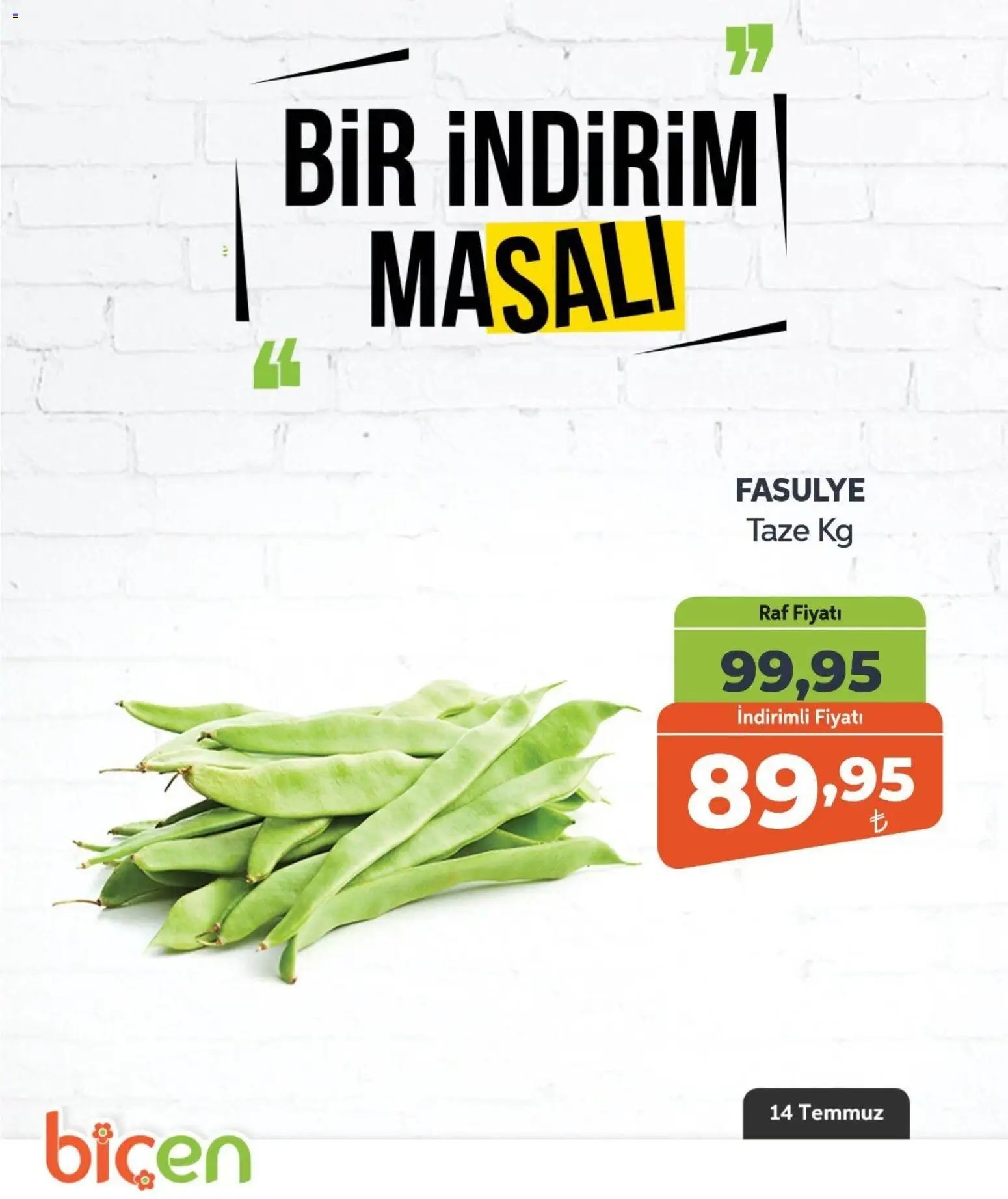Biçen Market - Bir İndirim MaSalı - sebze