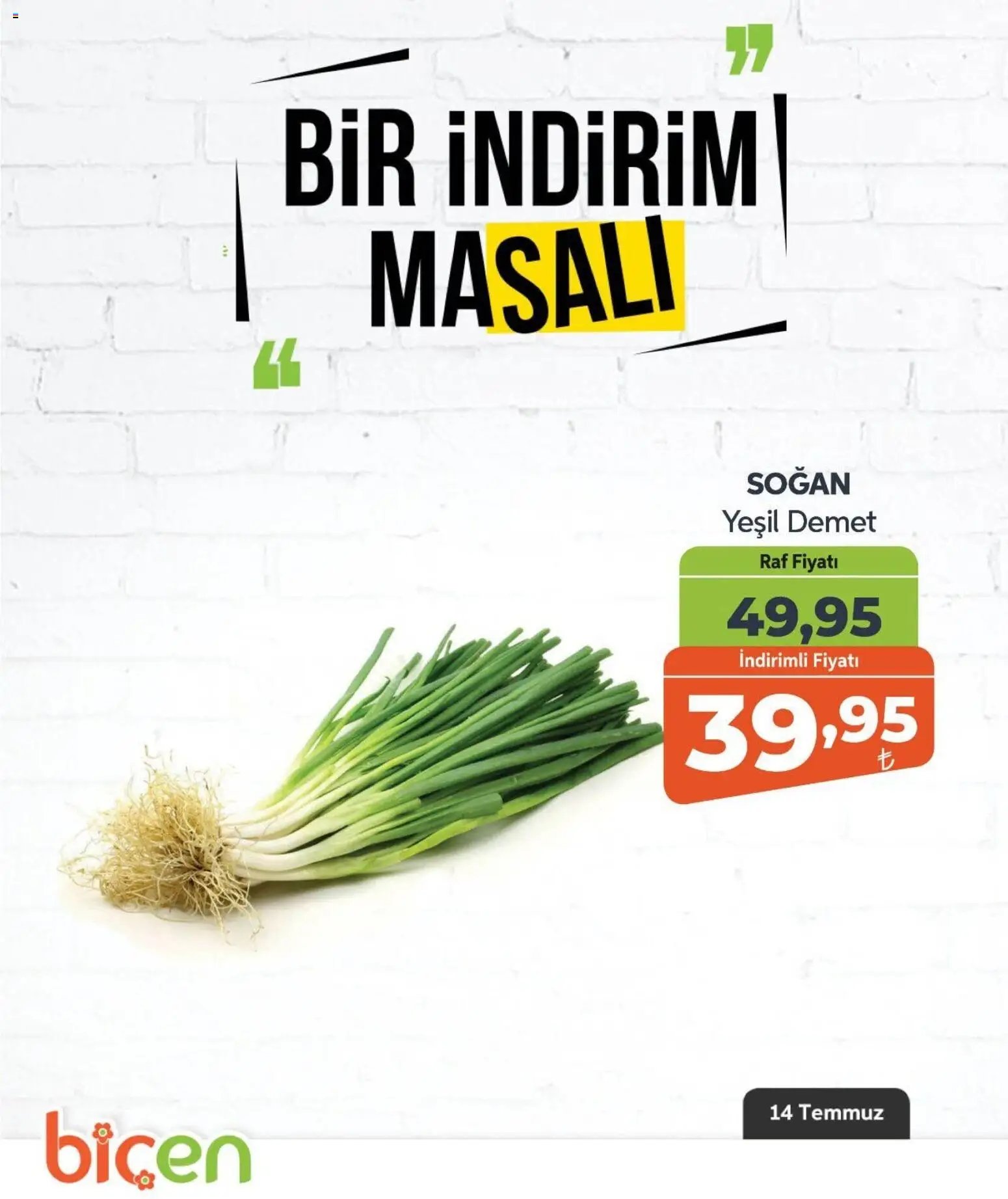 Biçen Market - Bir İndirim MaSalı - sebze