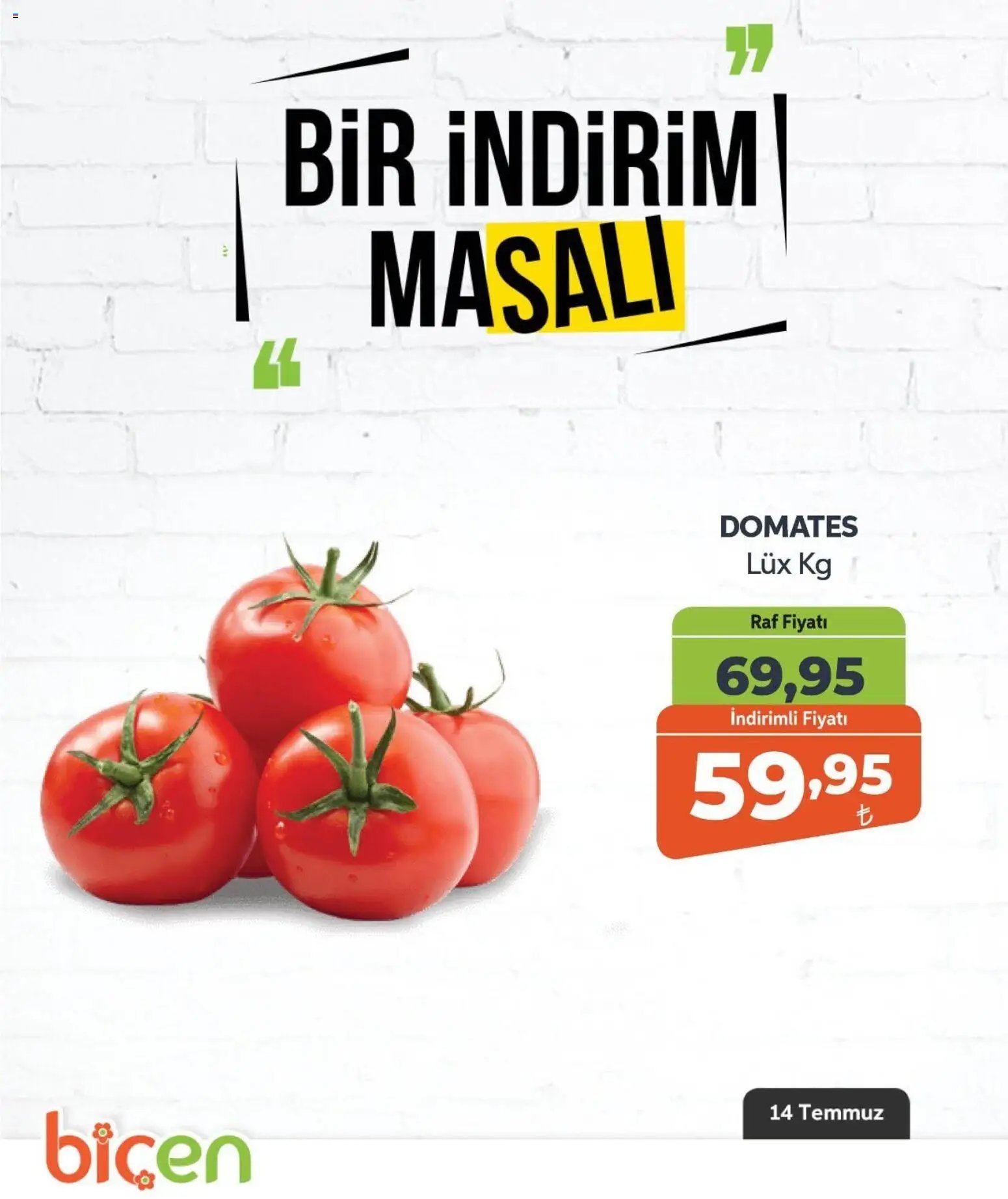 Biçen Market - Bir İndirim MaSalı - sebze