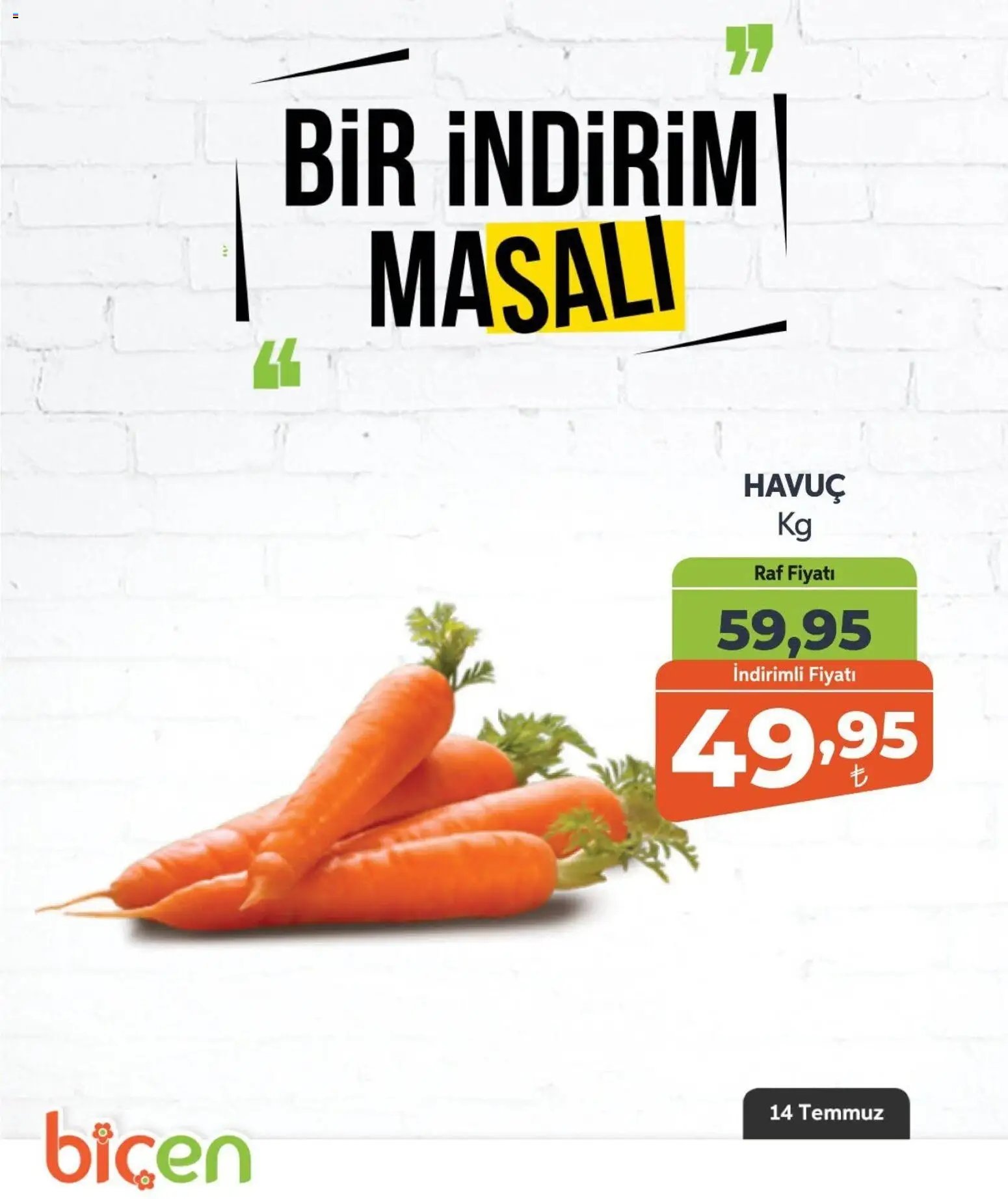 Biçen Market - Bir İndirim MaSalı - sebze