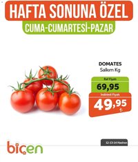Biçen Market - Hafta Sonuna Özel - Sebze İndirimi