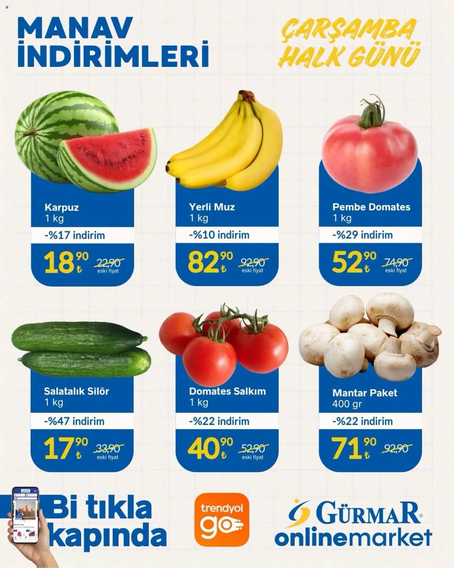 Gürmar - Manav İndirimleri