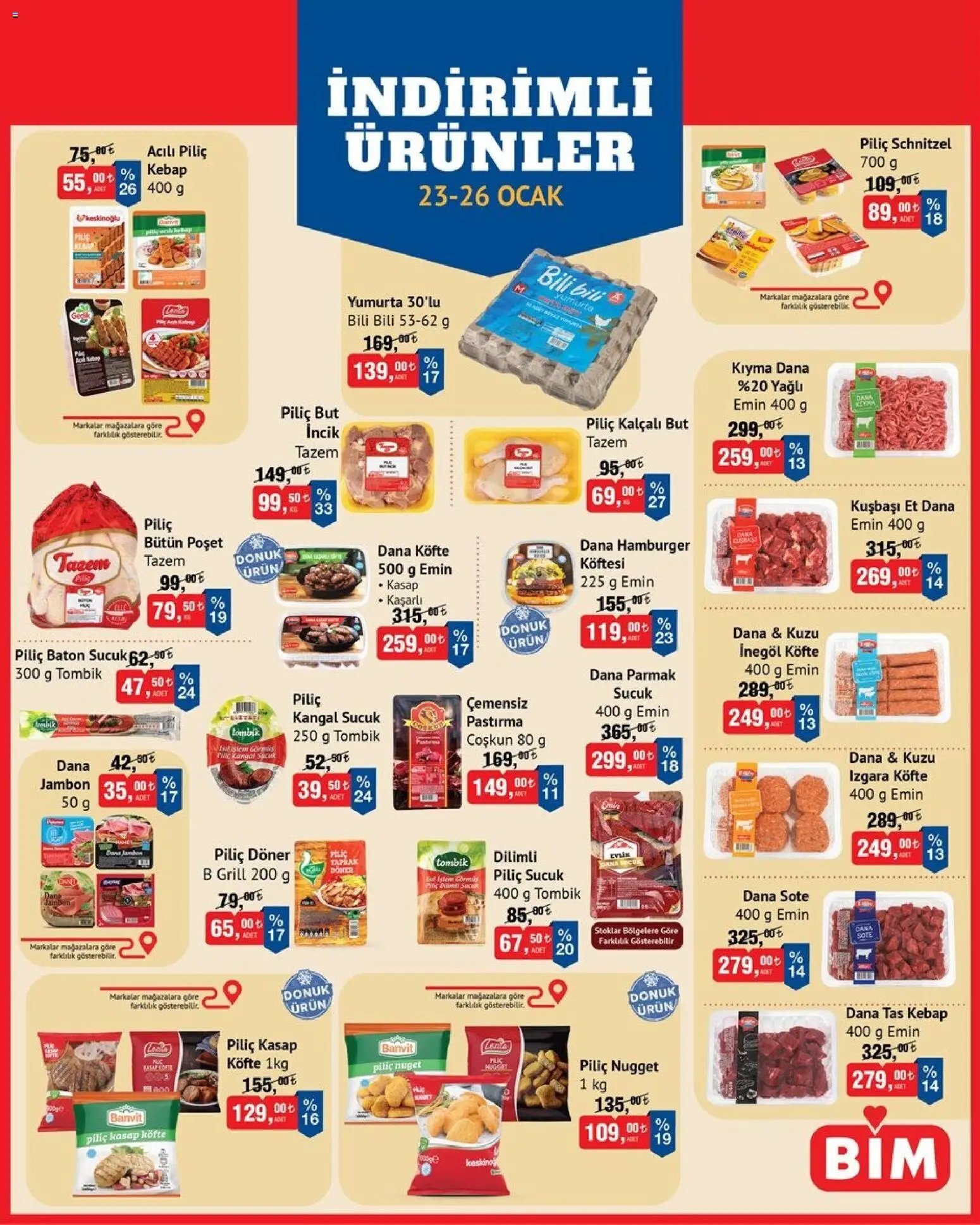 BİM İndirimli Ürünler