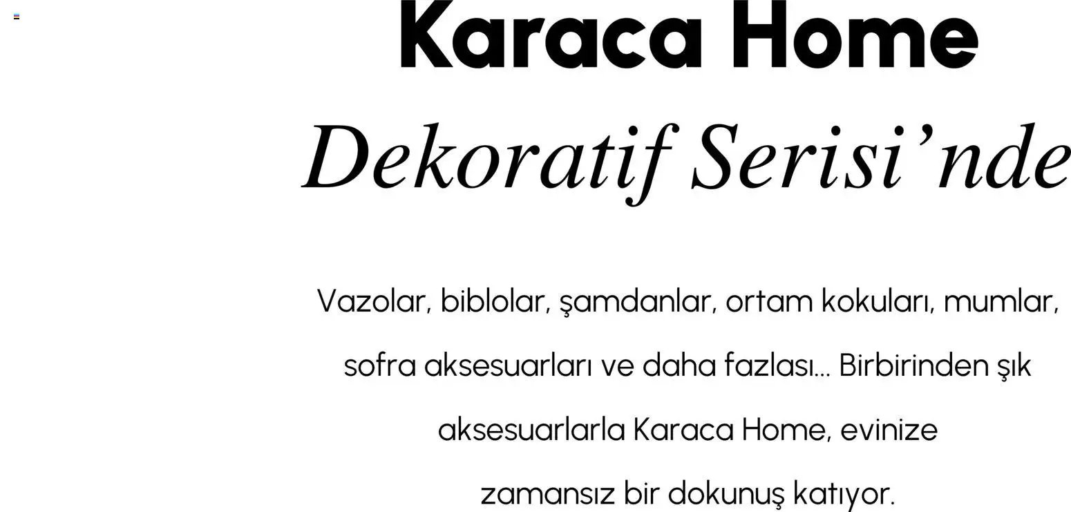 Karaca Home Katalog Dekoratif - İlkbahar / Yaz 2026