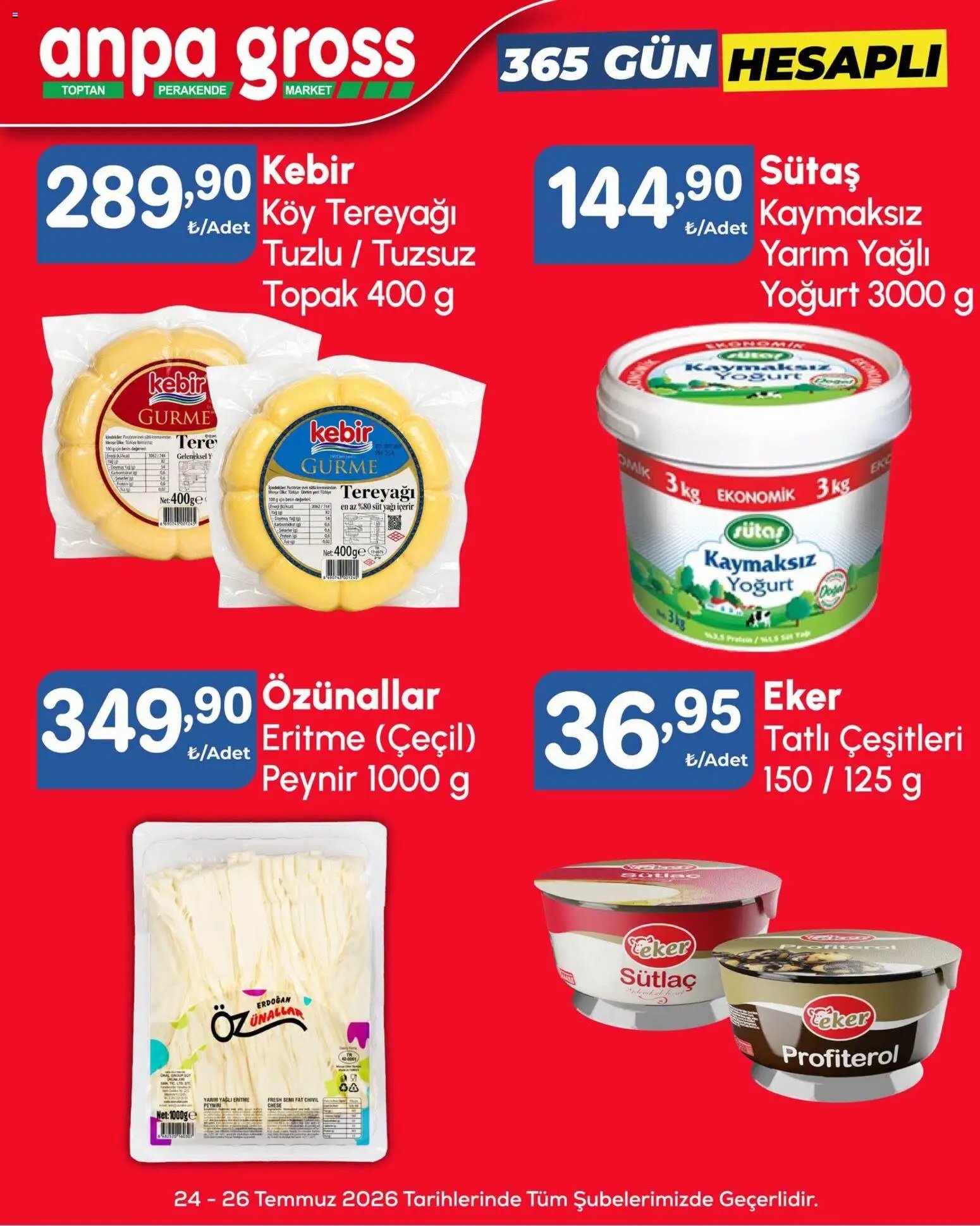 Anpa Gross - Hafta sonu fırsatları