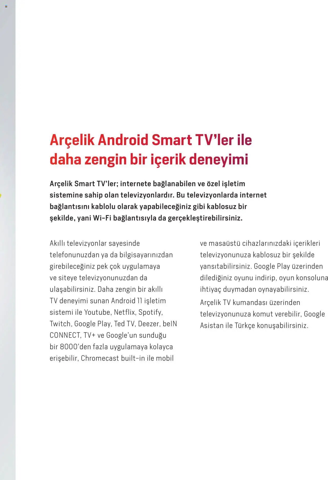 Arçelik Katalog - TV Ürün Gamı