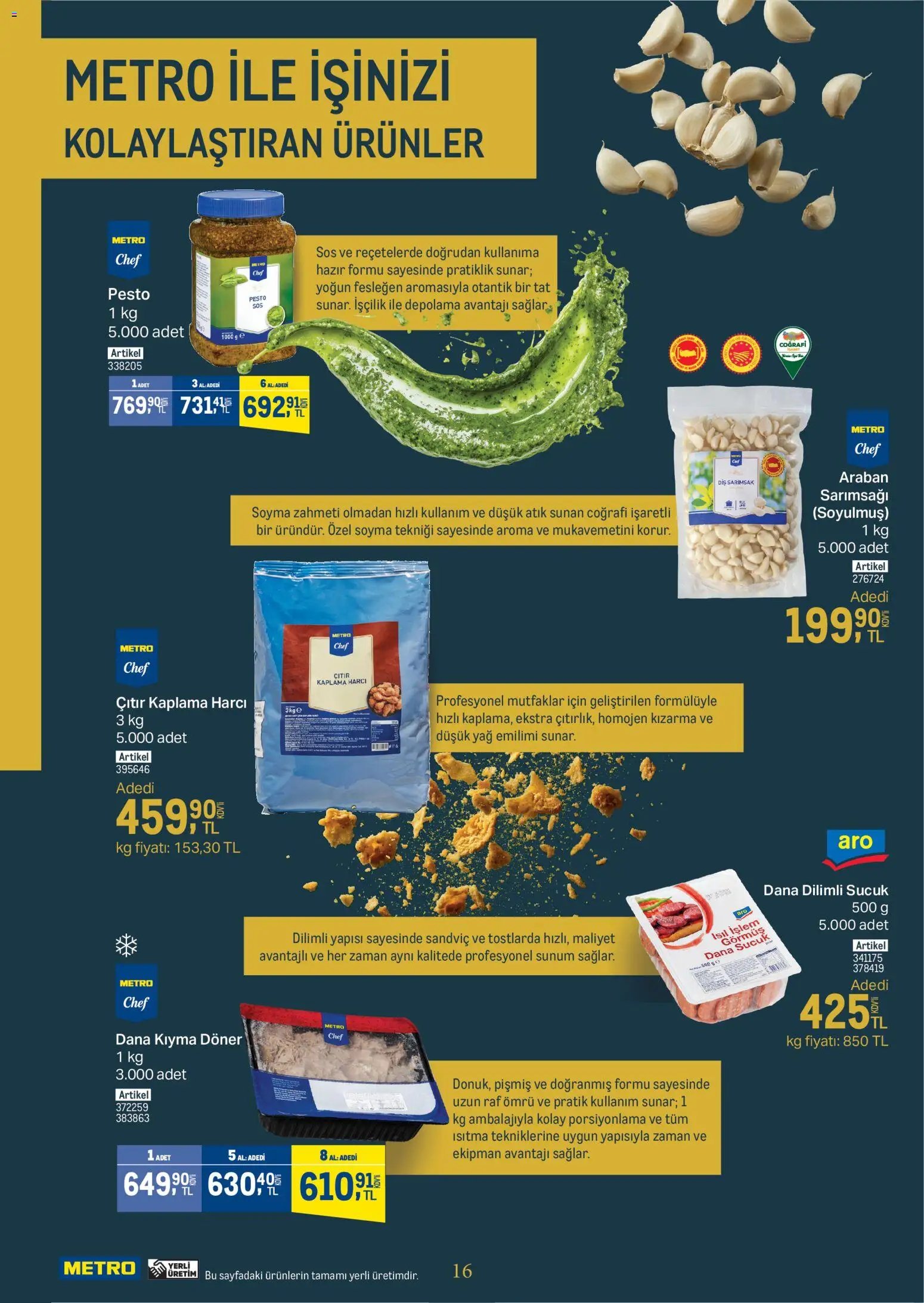 Metro - Kurum ve İşletme Mutfakları