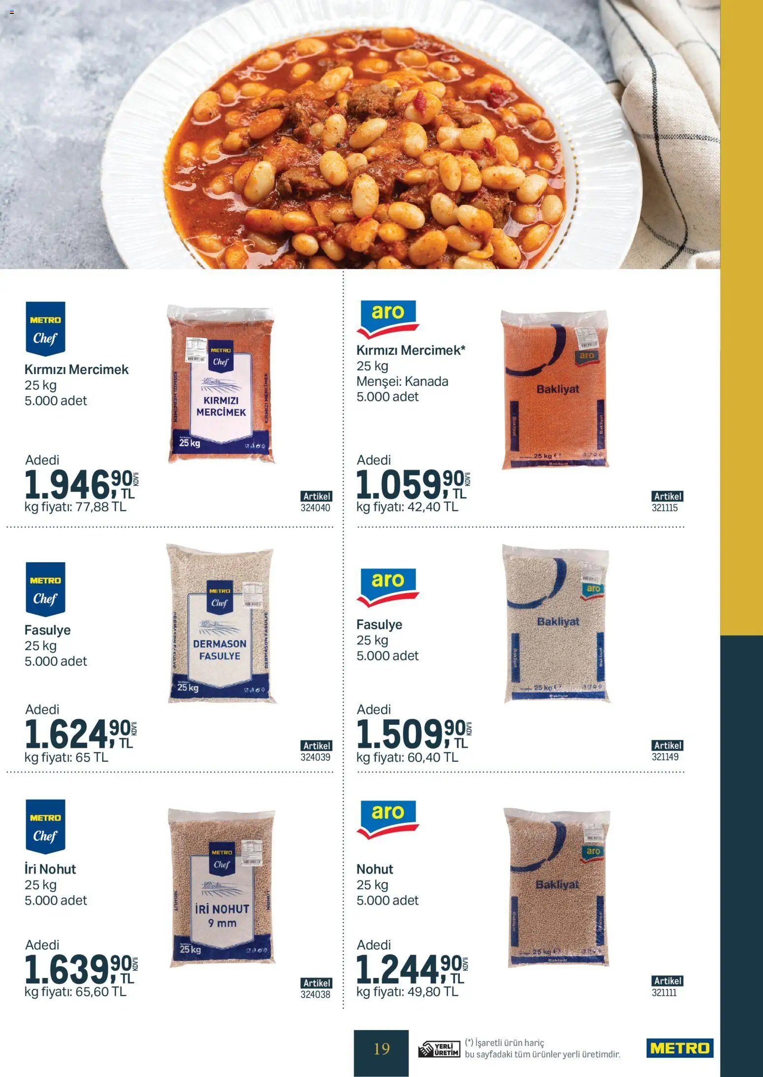 Metro - Kurum ve İşletme Mutfakları