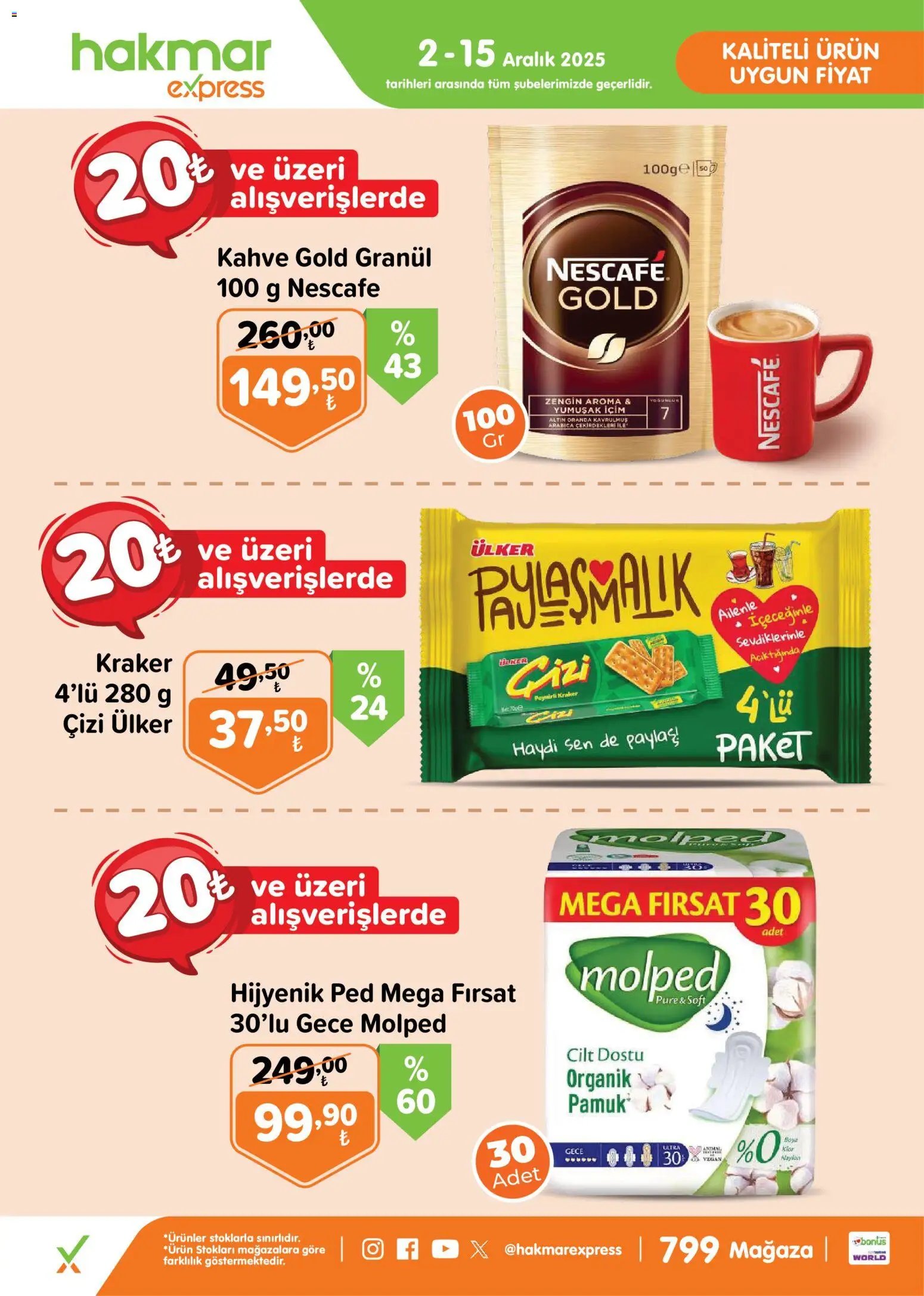 Hakmar Express Salı Aktüel Ürünler