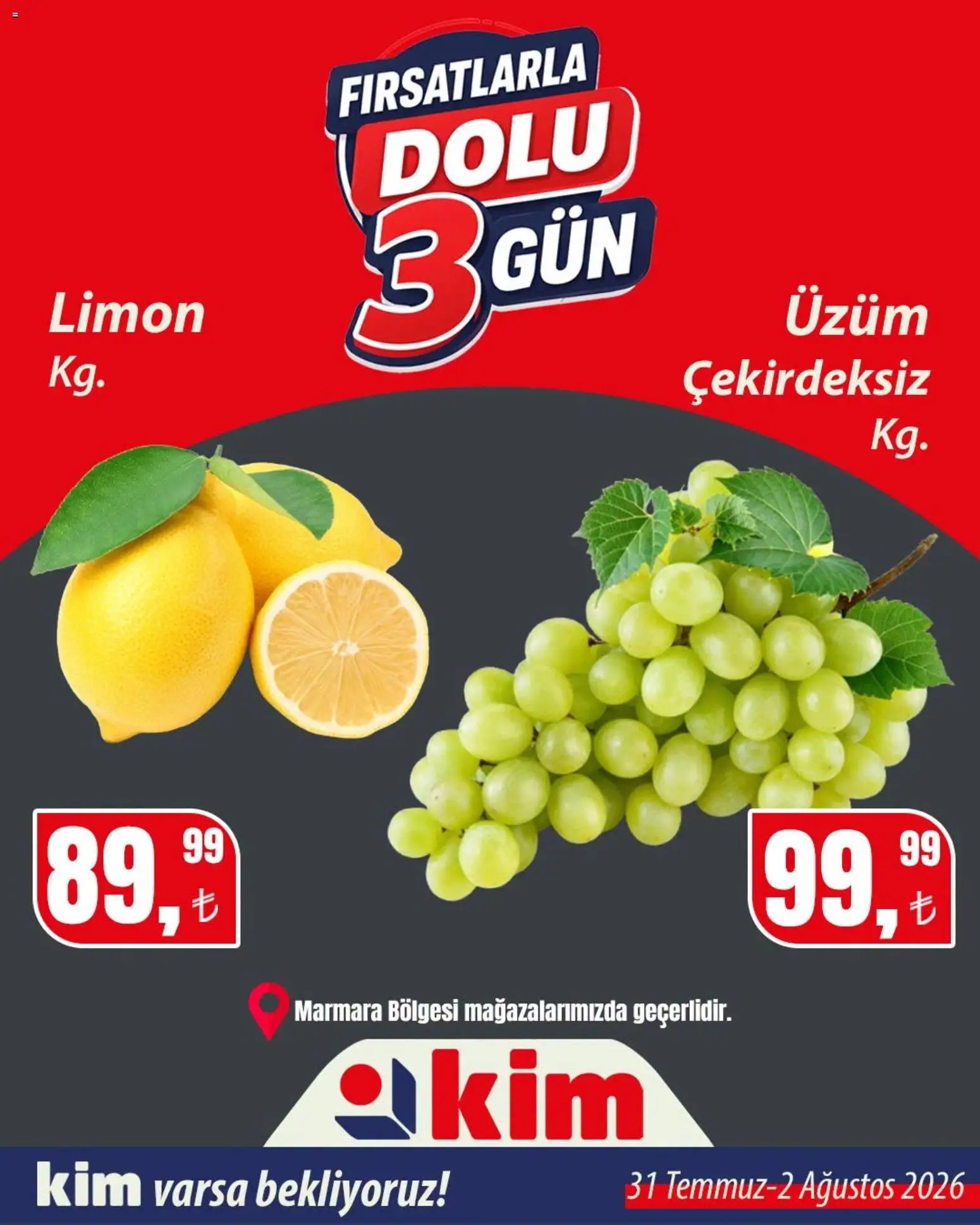Kim Market - Sebze ve meyve