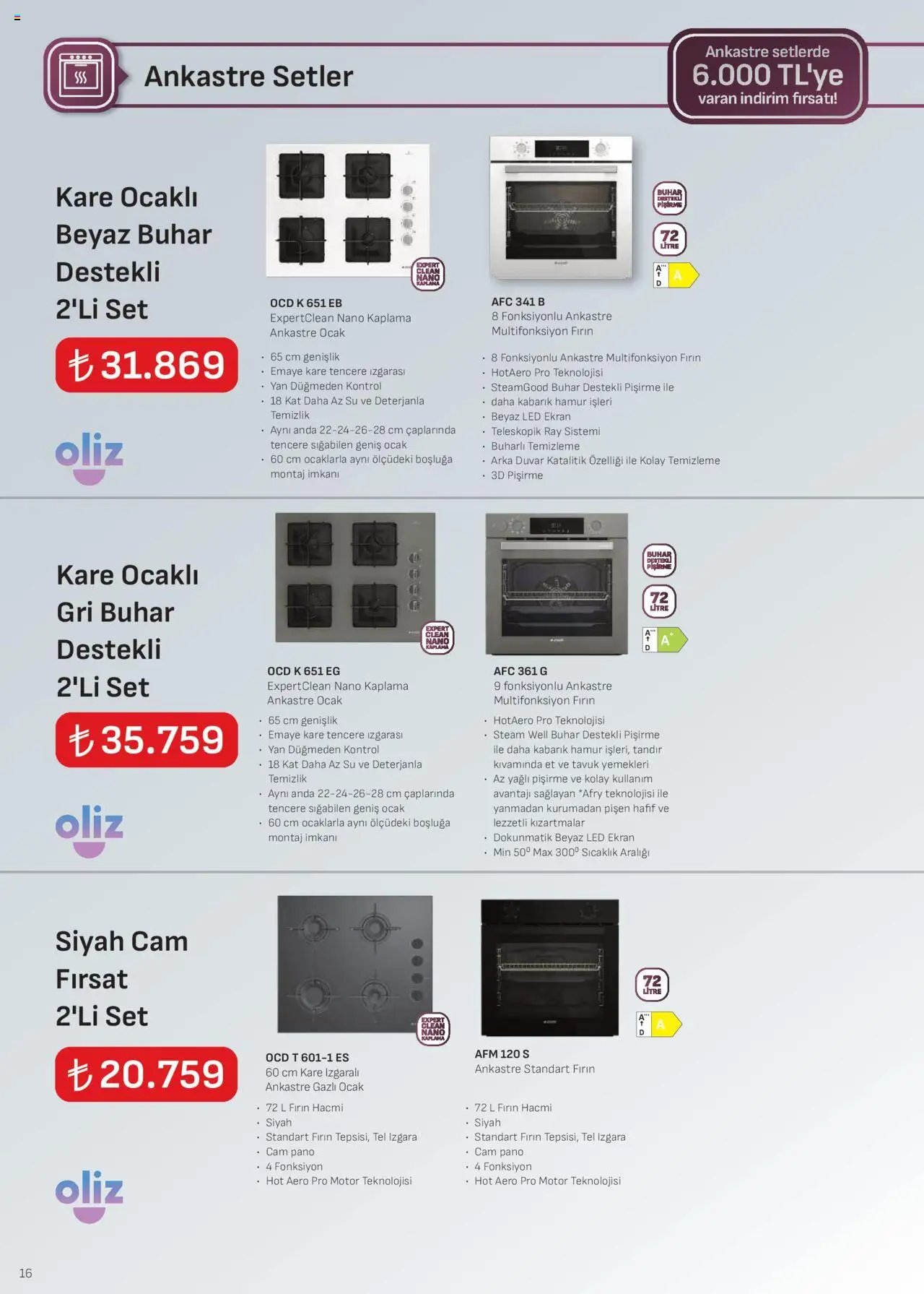 Arçelik Ankastre Kataloğu