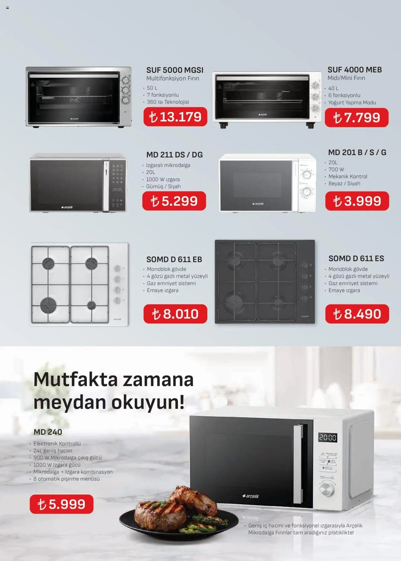 Arçelik Ankastre Kataloğu