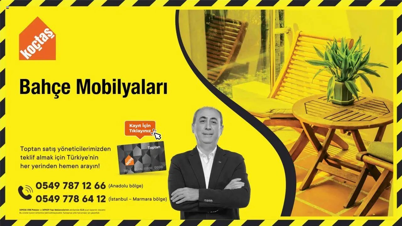 Koçtaş Bahçe Mobilyaları