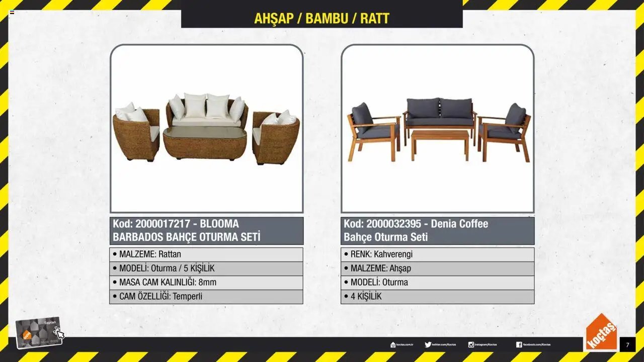 Koçtaş Bahçe Mobilyaları