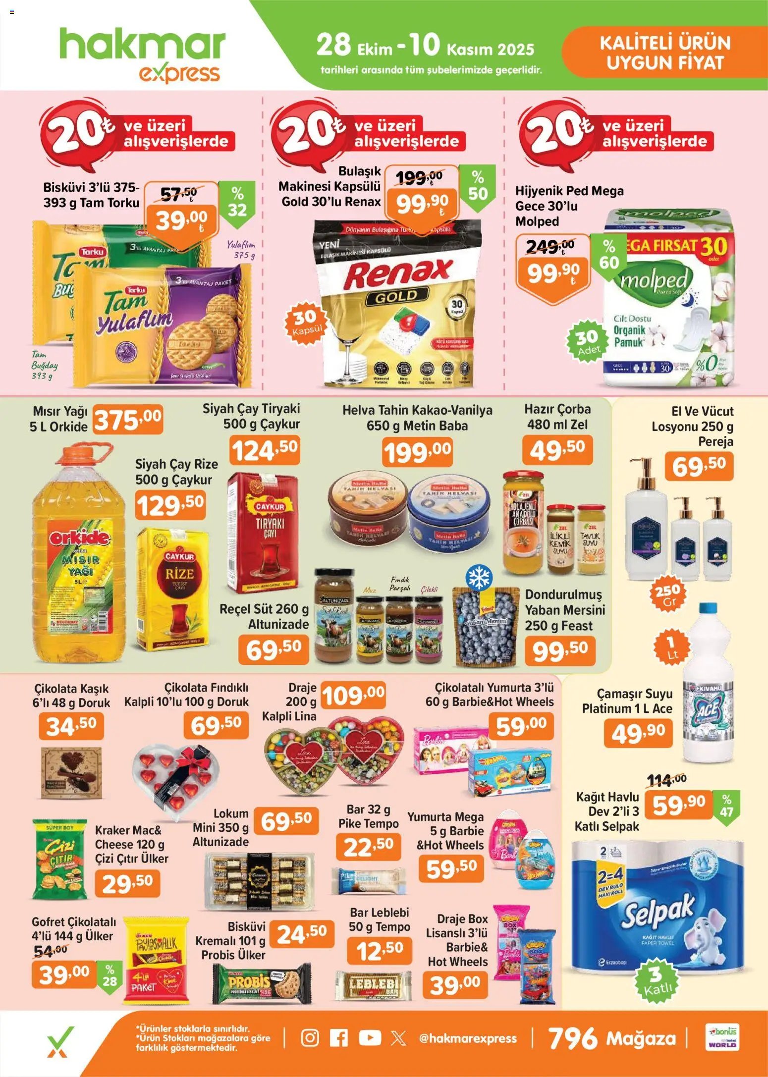 Hakmar Express Salı Aktüel Ürünler