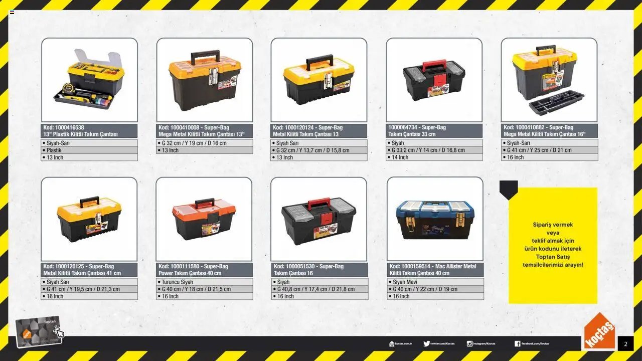 Koçtaş Takım Çantaları