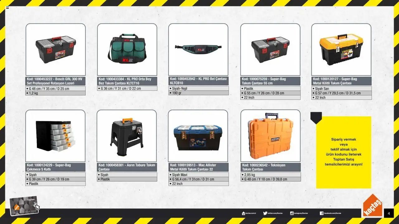 Koçtaş Takım Çantaları