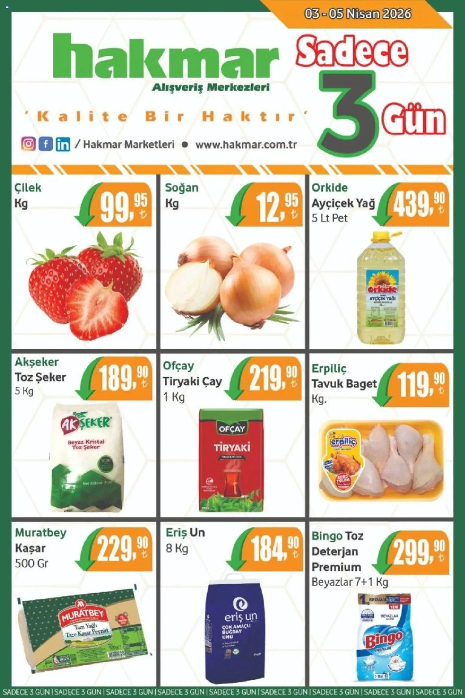Hakmar - Katalog Sadece 3 Gün