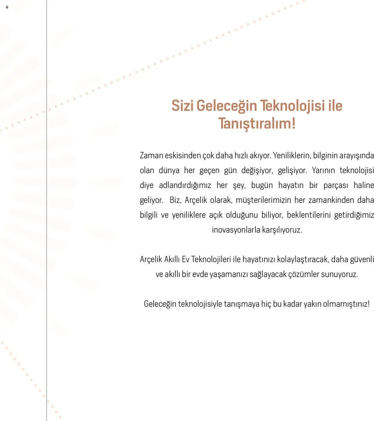 Arçelik Katalog - Akıllı Ev Teknolojileri