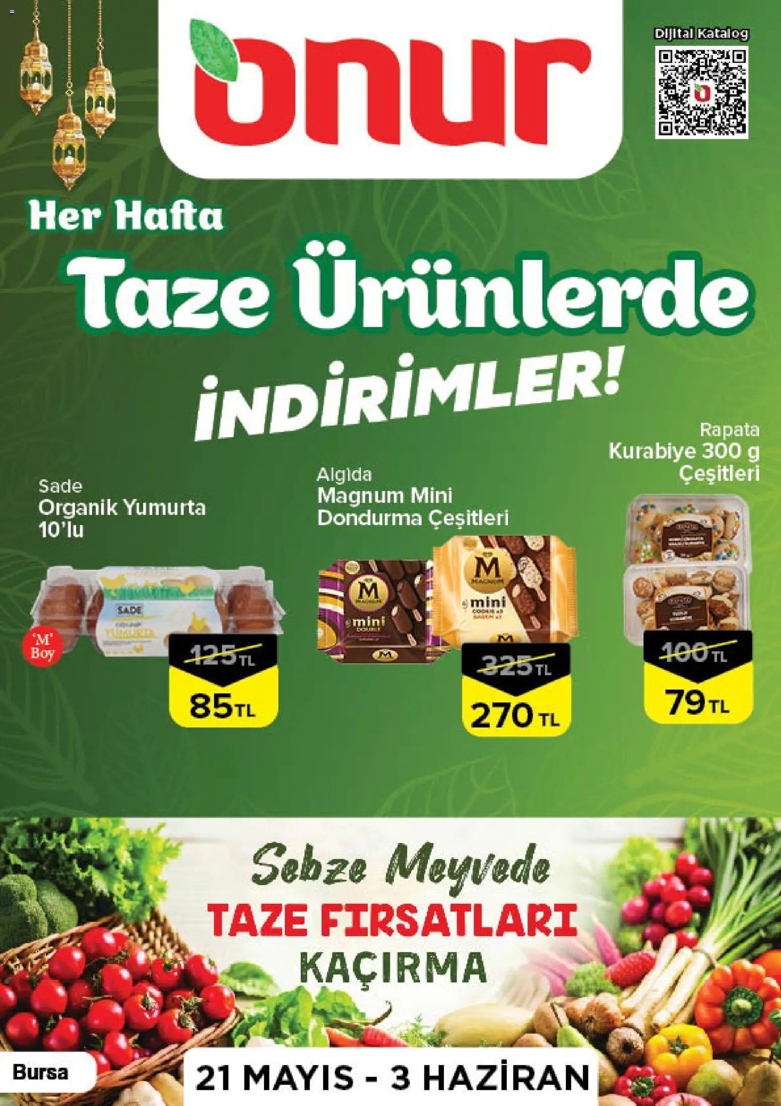 Onur Market - Taze Ürünlerde İndirimler - Bursa
