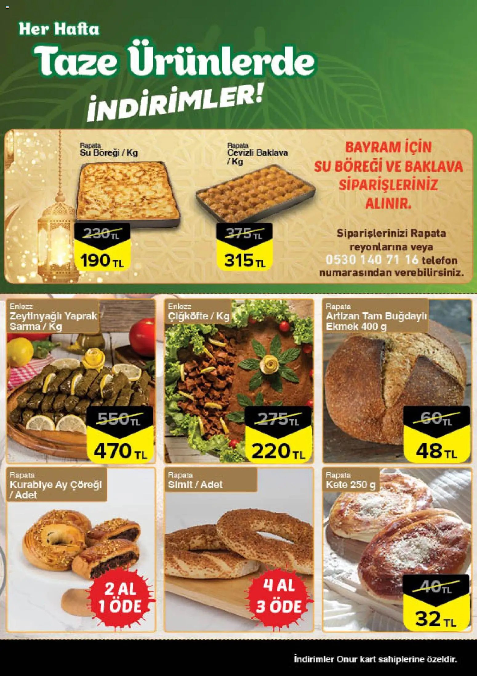 Onur Market - Taze Ürünlerde İndirimler - Bursa