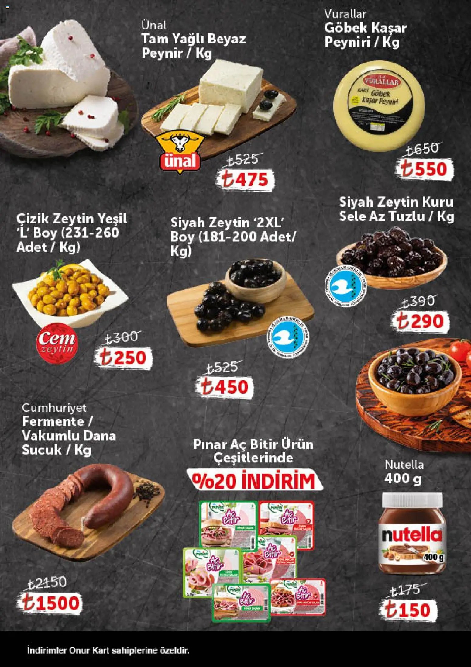 Onur Market - Katalog Gurme