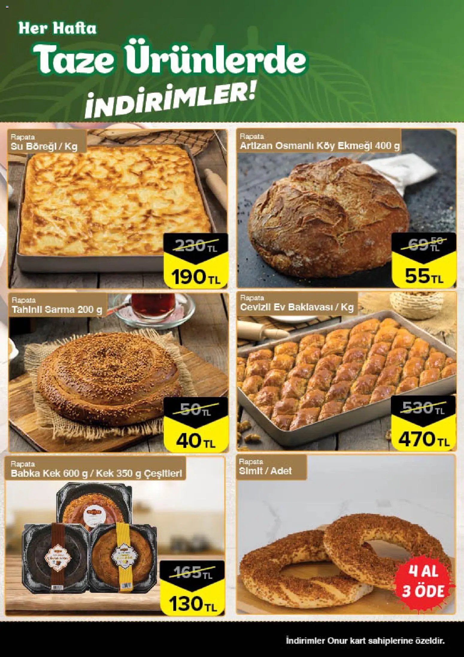 Onur Market - Taze Ürünlerde İndirimler - Bursa