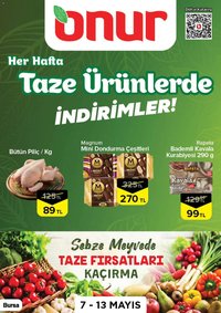 Onur Market - Taze Ürünlerde İndirimler - Bursa