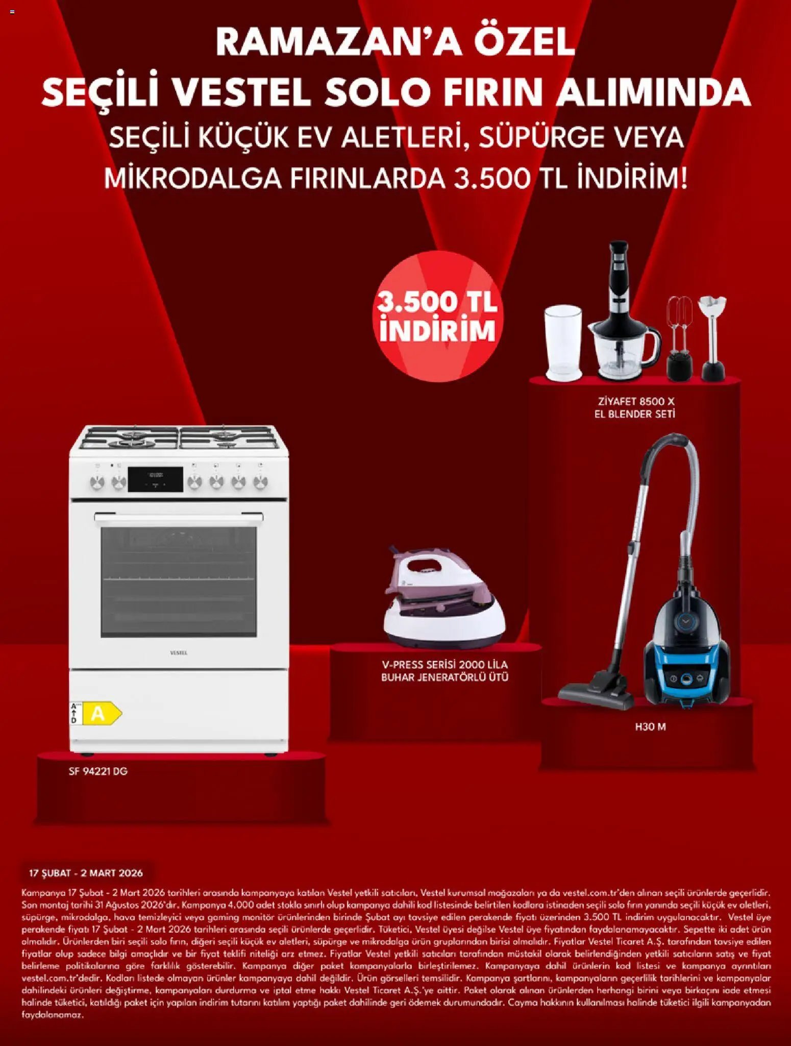 Vestel - Ankastre Ürünler