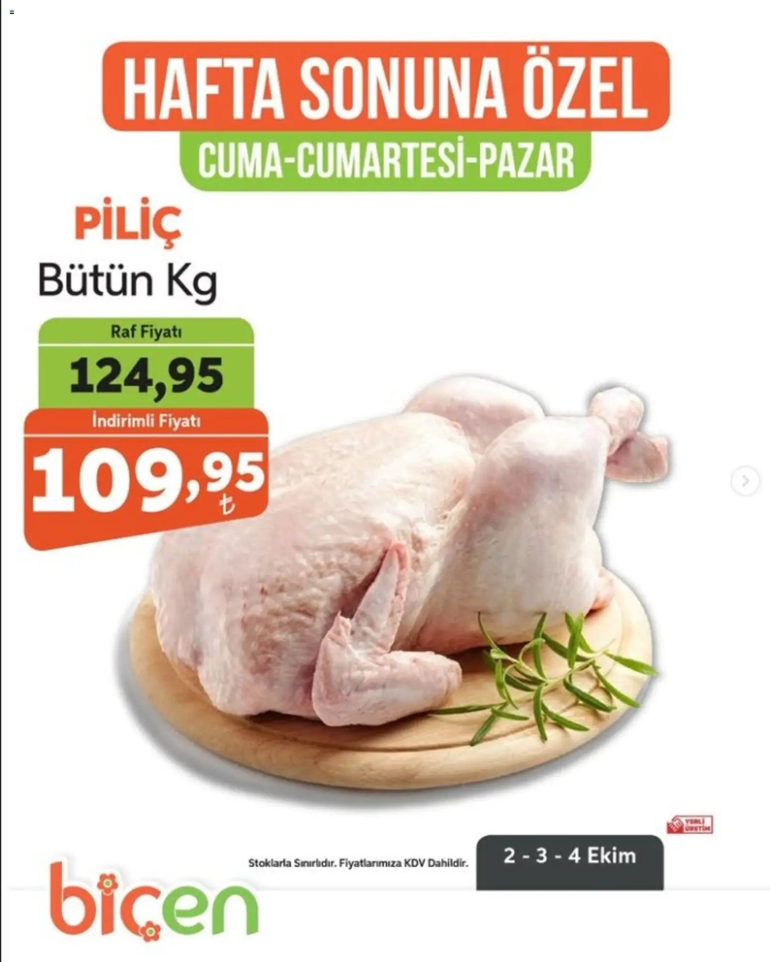 Biçen Market - Hafta Sonuna Özel