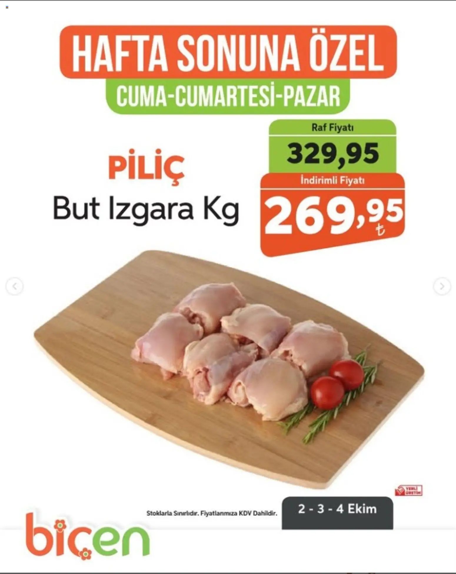 Biçen Market - Hafta Sonuna Özel