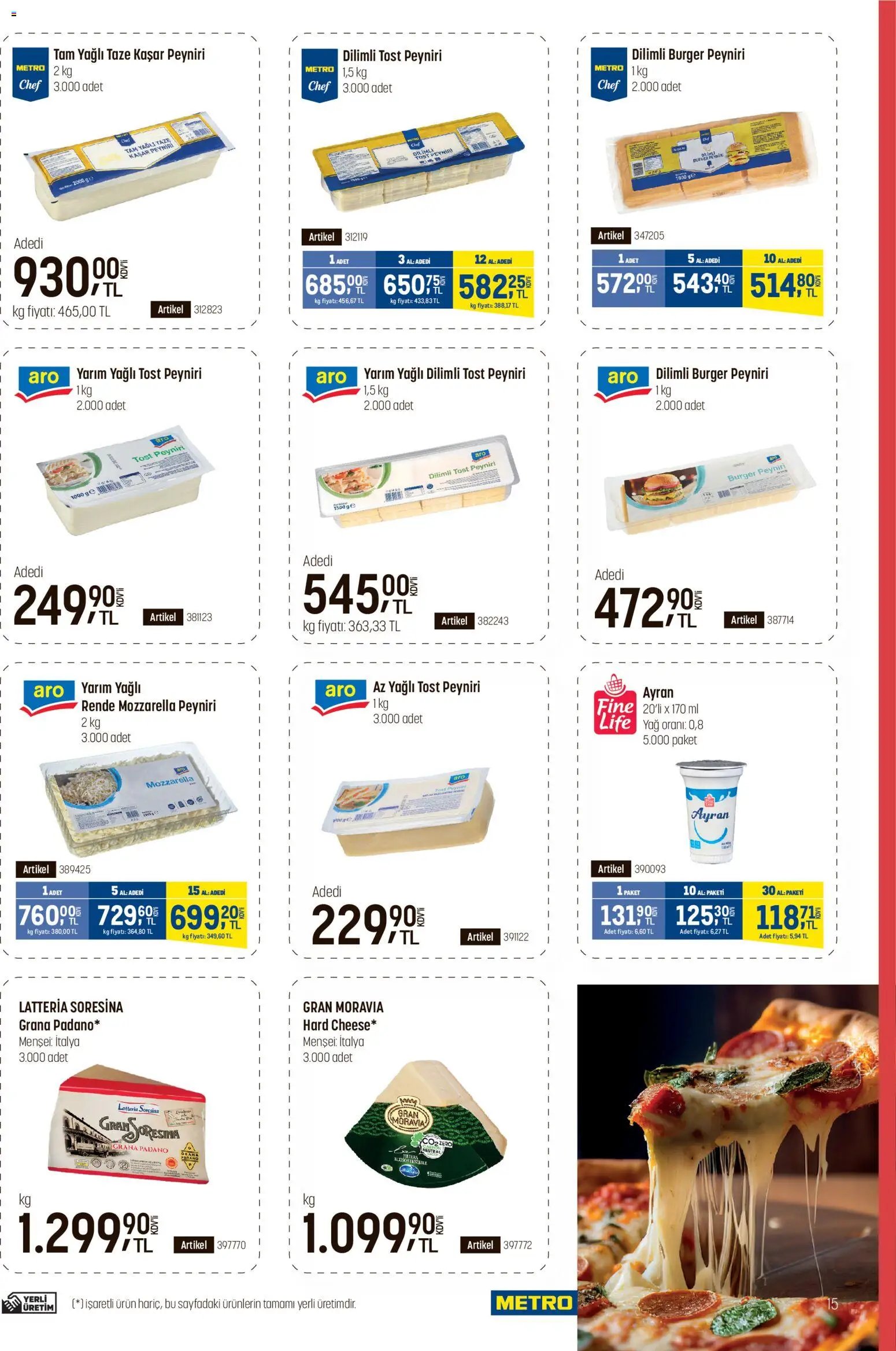 Metro - Fast Food Kataloğu