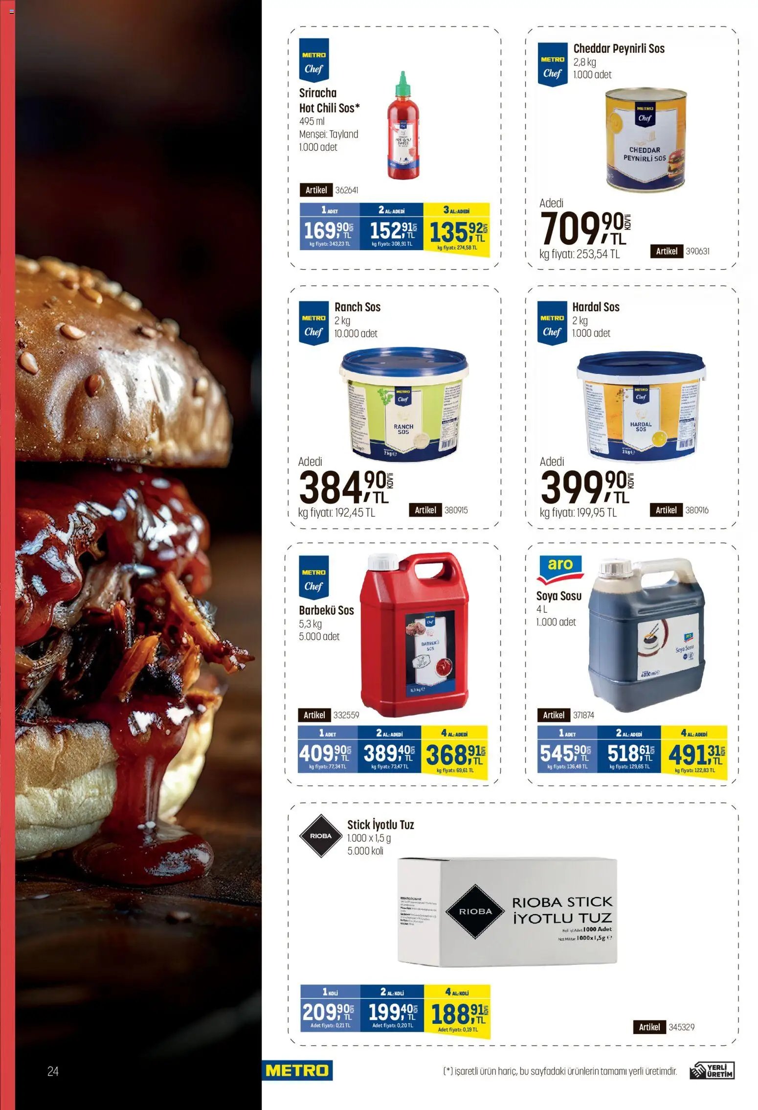 Metro - Fast Food Kataloğu