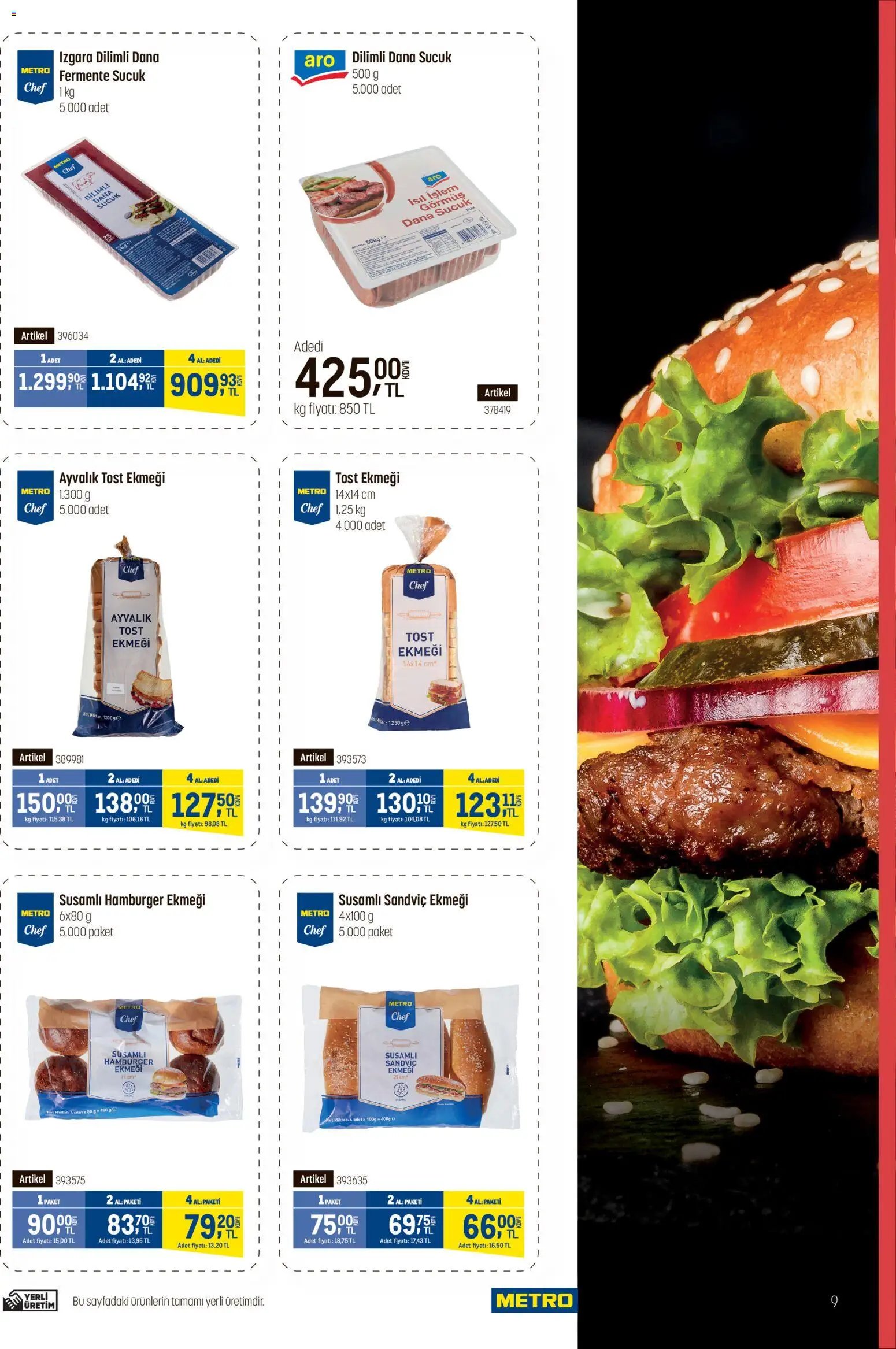 Metro - Fast Food Kataloğu