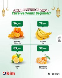 Kim Market - Çarşamba’dan Pazar’a Taze ve Temiz Seçimler