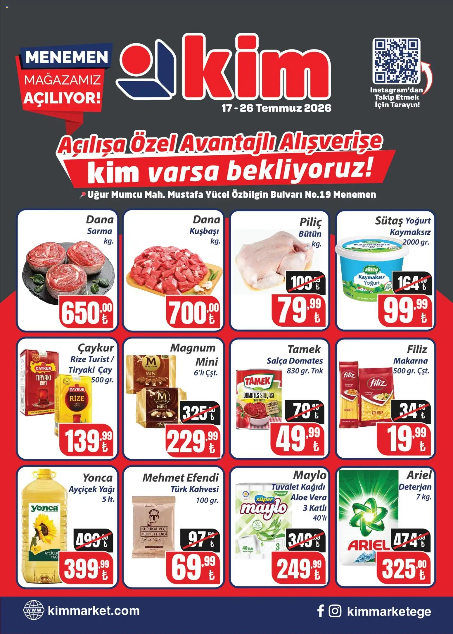Kim Market Katalog - Yeni Mağaza Açılış Özel