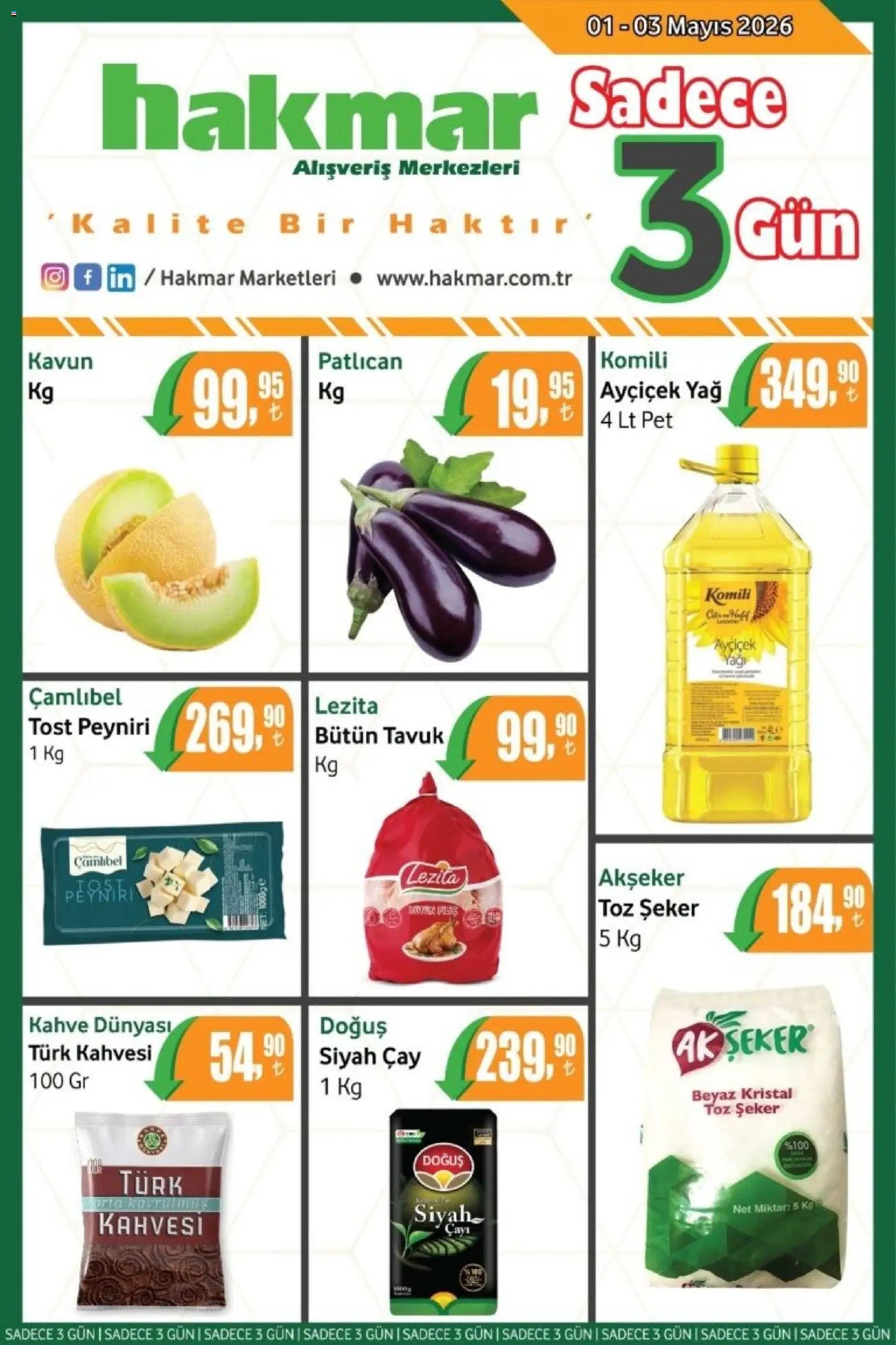 Hakmar - Katalog Sadece 3 Gün