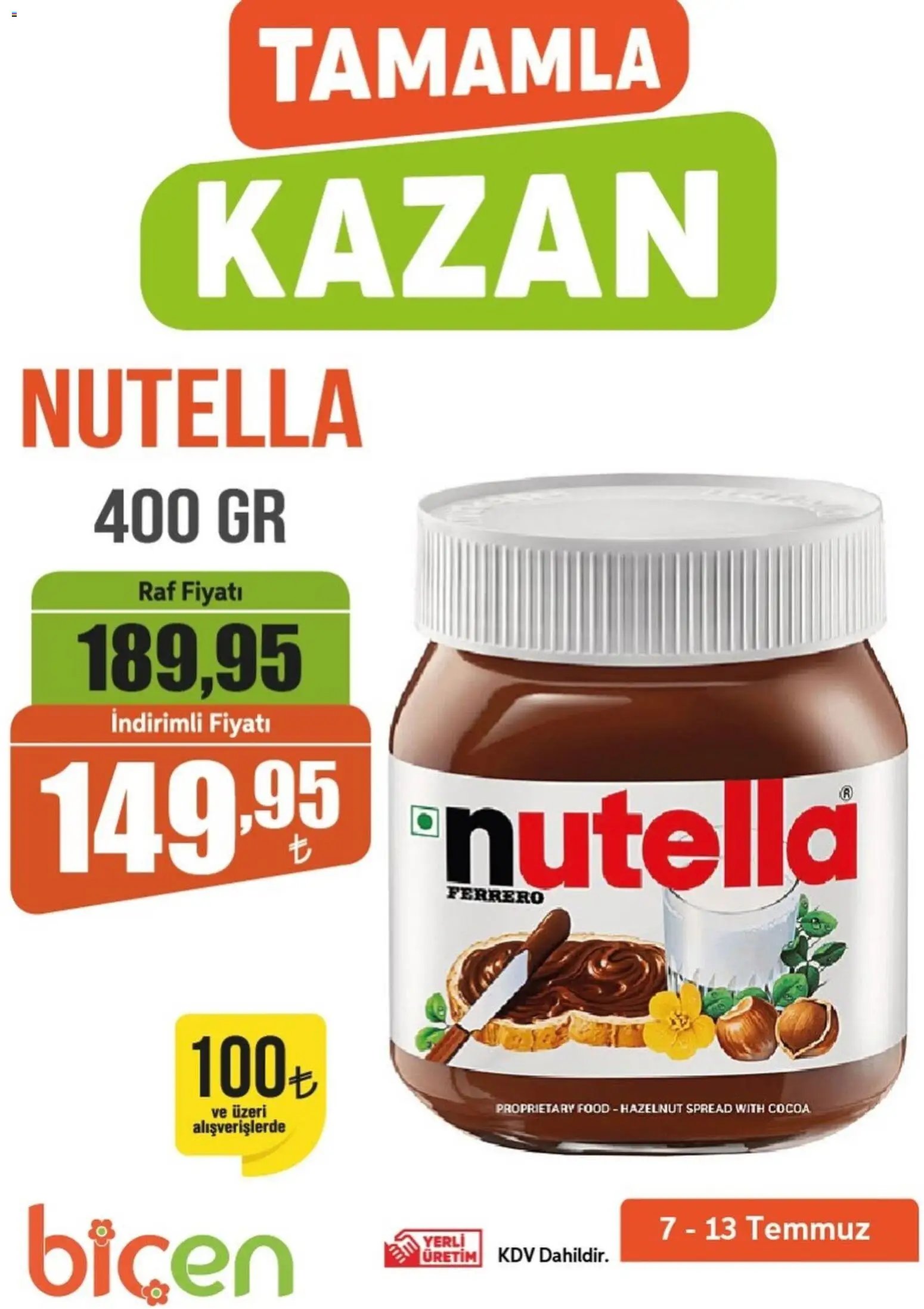Biçen Market - Tamamla Kazan