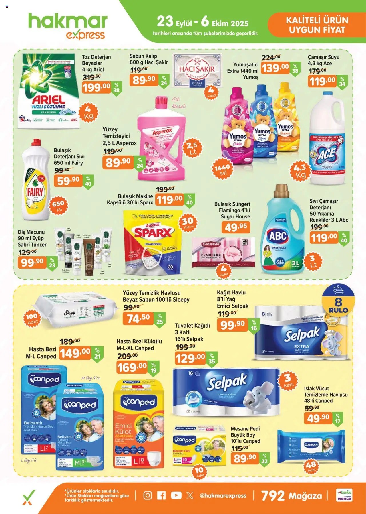 Hakmar Express Salı Aktüel Ürünler