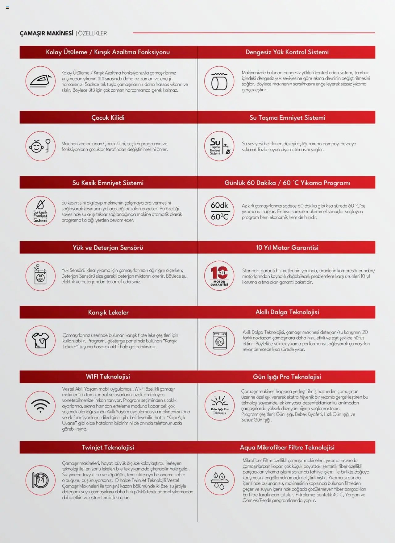 Vestel Beyaz Eşyalar Katalog