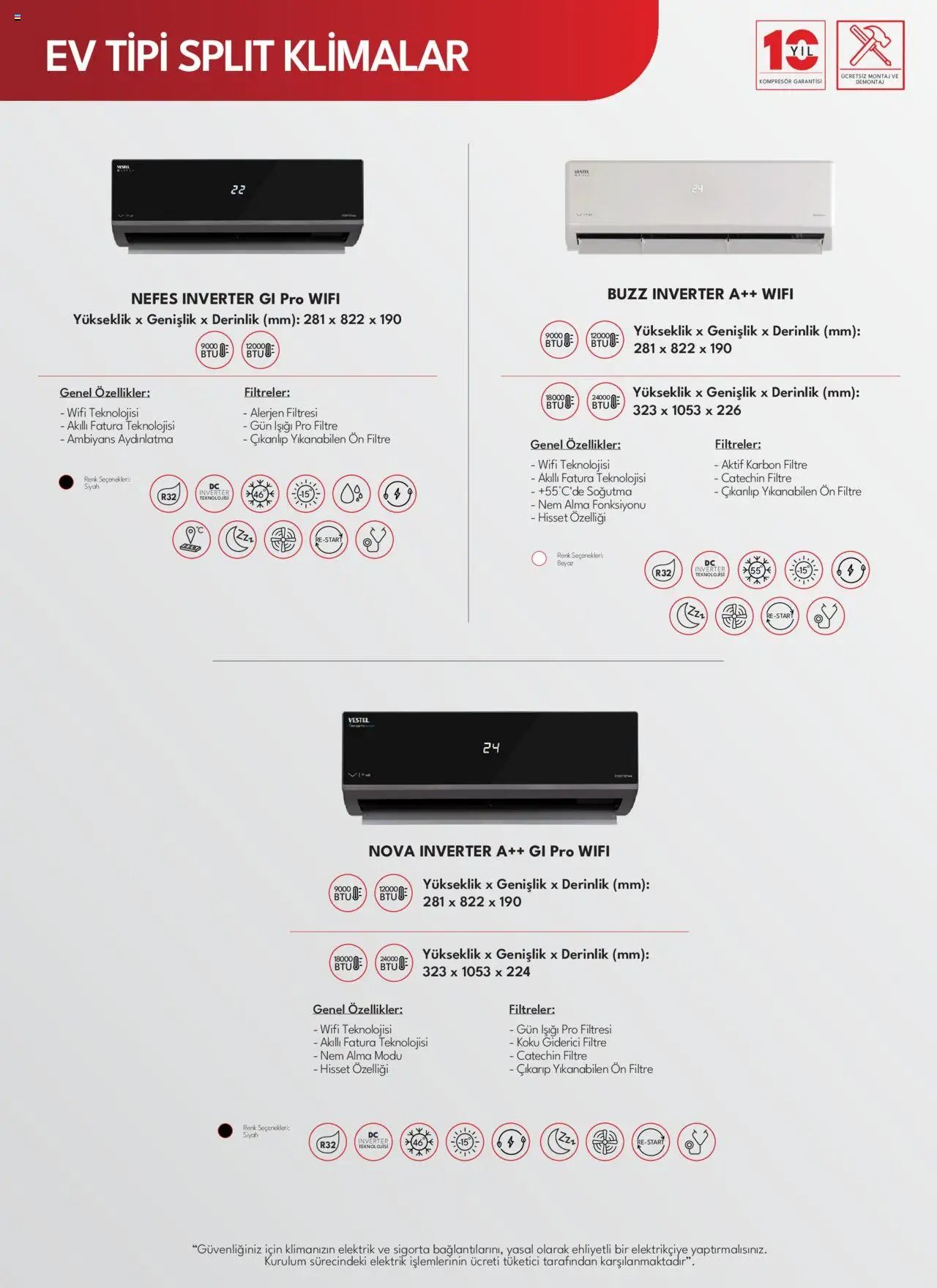 Vestel Beyaz Eşyalar Katalog