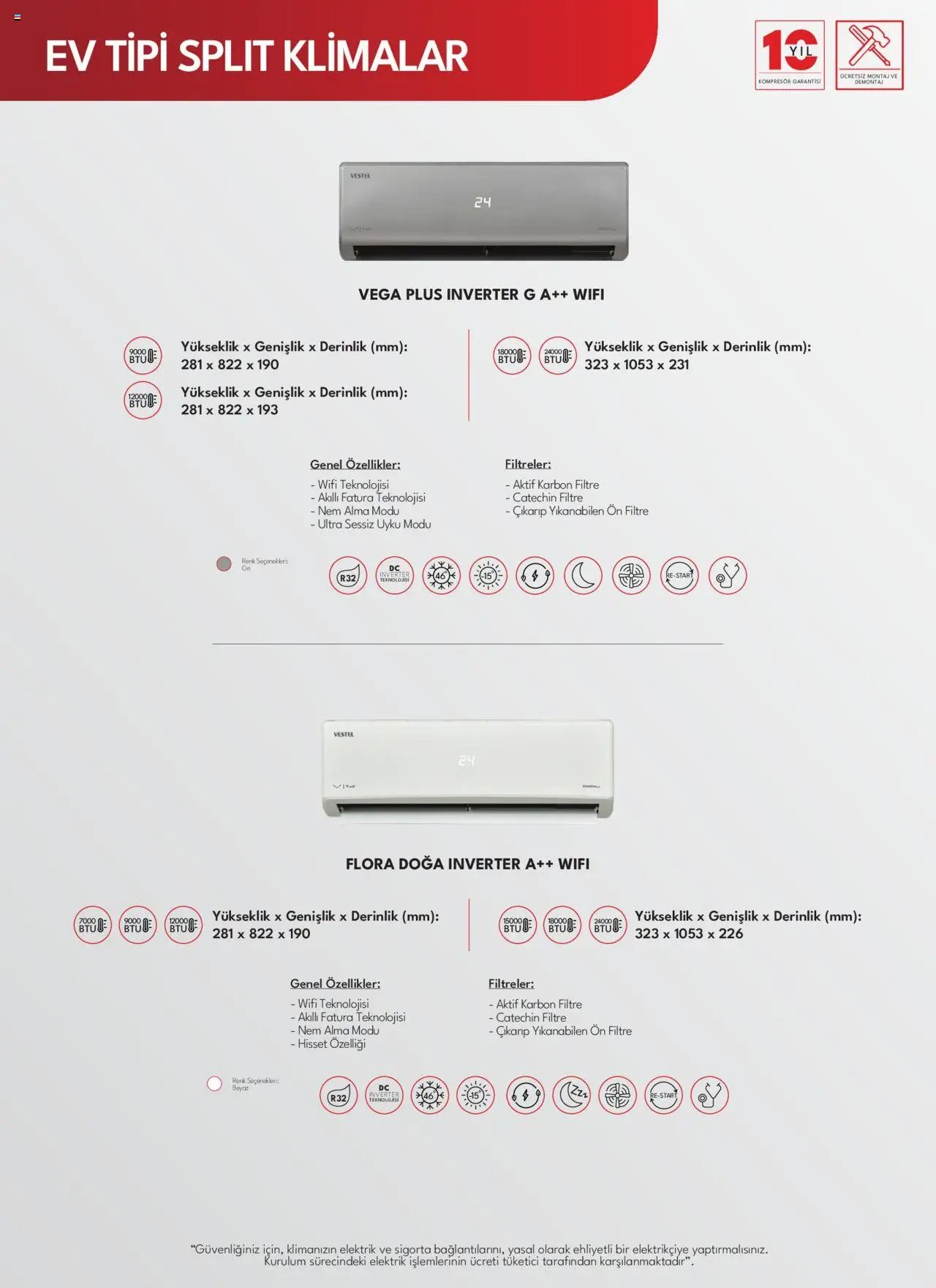 Vestel Beyaz Eşyalar Katalog